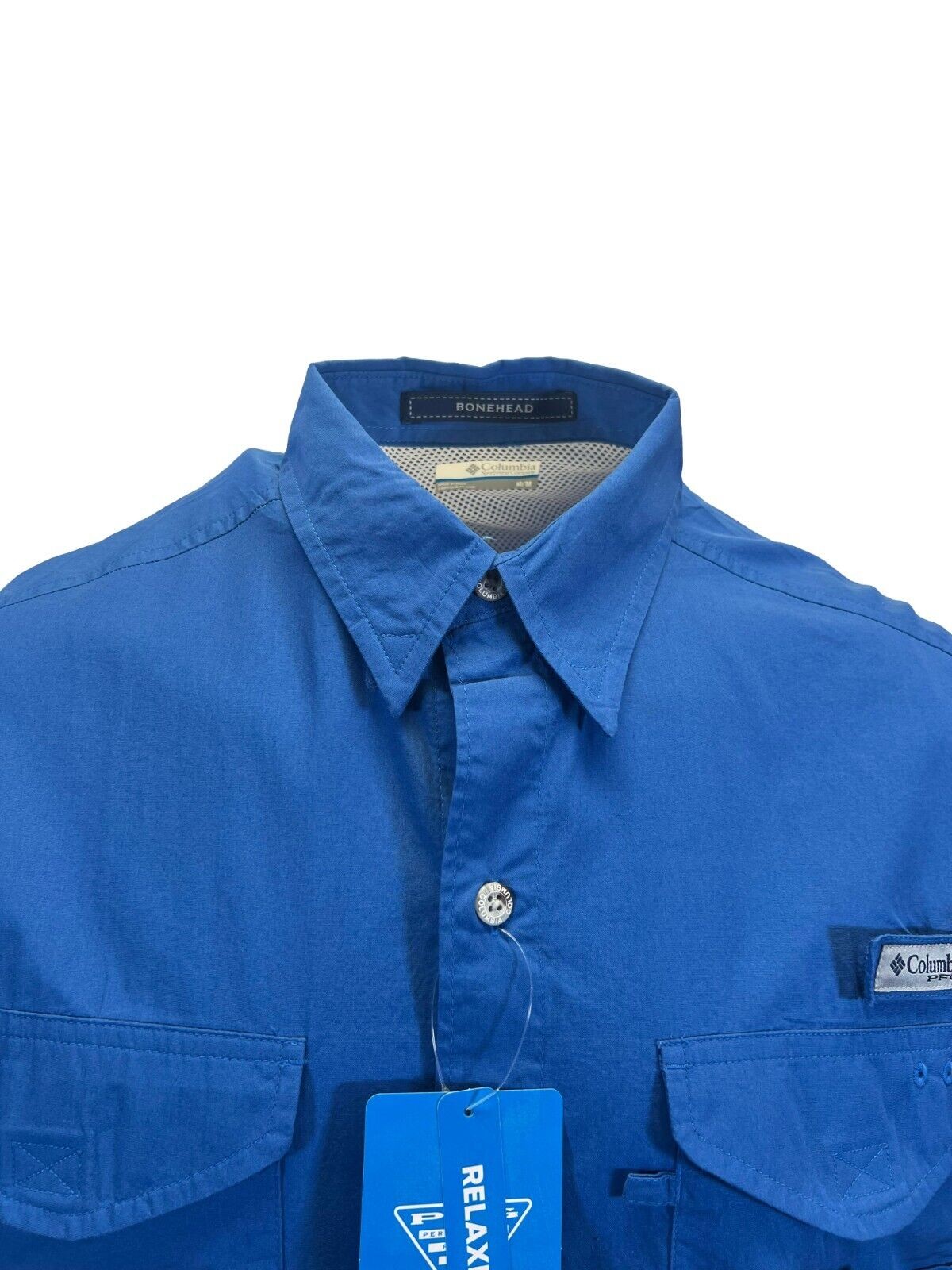 Columbia Men’s Woven Shirt PFG Bonehead Short Sleeve Fishing Shirt