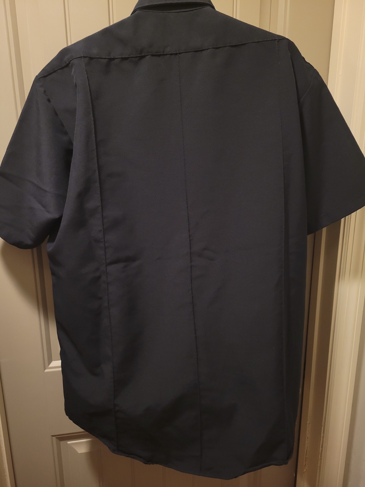 Vintage Horace Small Patrol Shirt Men XL Black Police Cop Security Uniform