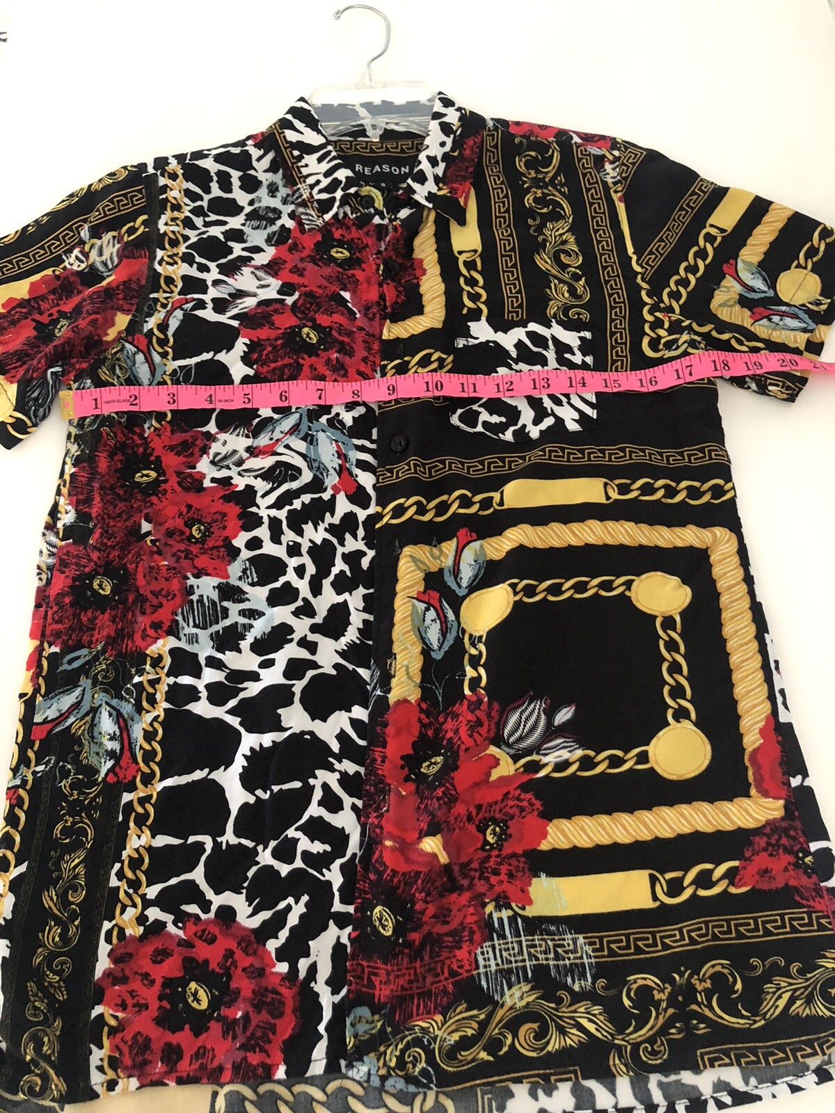 Reason Very cute printed men’s shirt for many occasions size S(D)