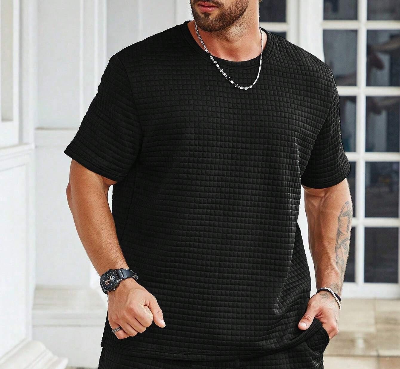 Summer Men’s Outdoor Breathable Loose Casual Tee