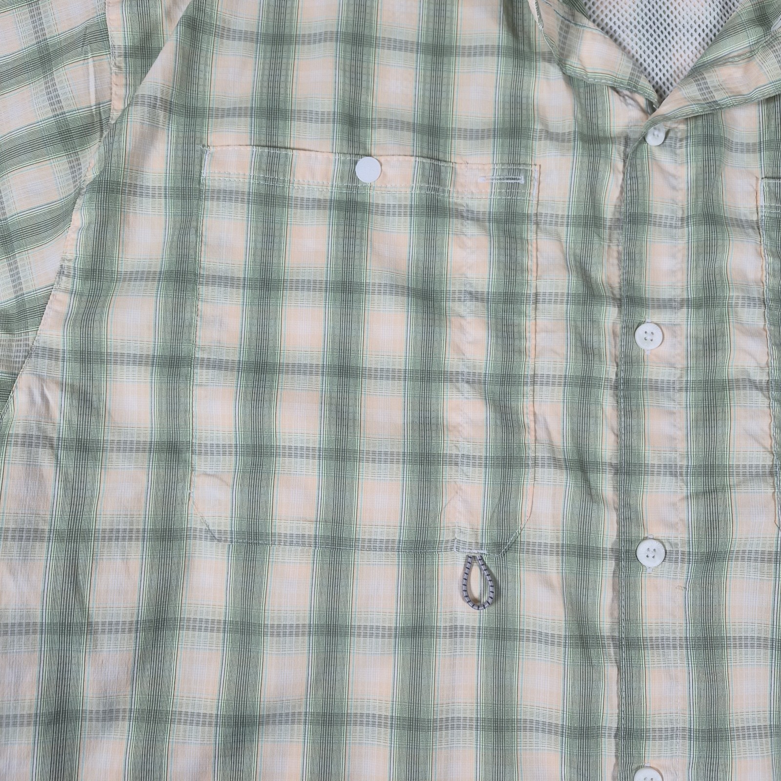 Columbia PFG Fishing Shirt Men’s 2XL Short Sleeve Button Down Plaid Omni-Shade