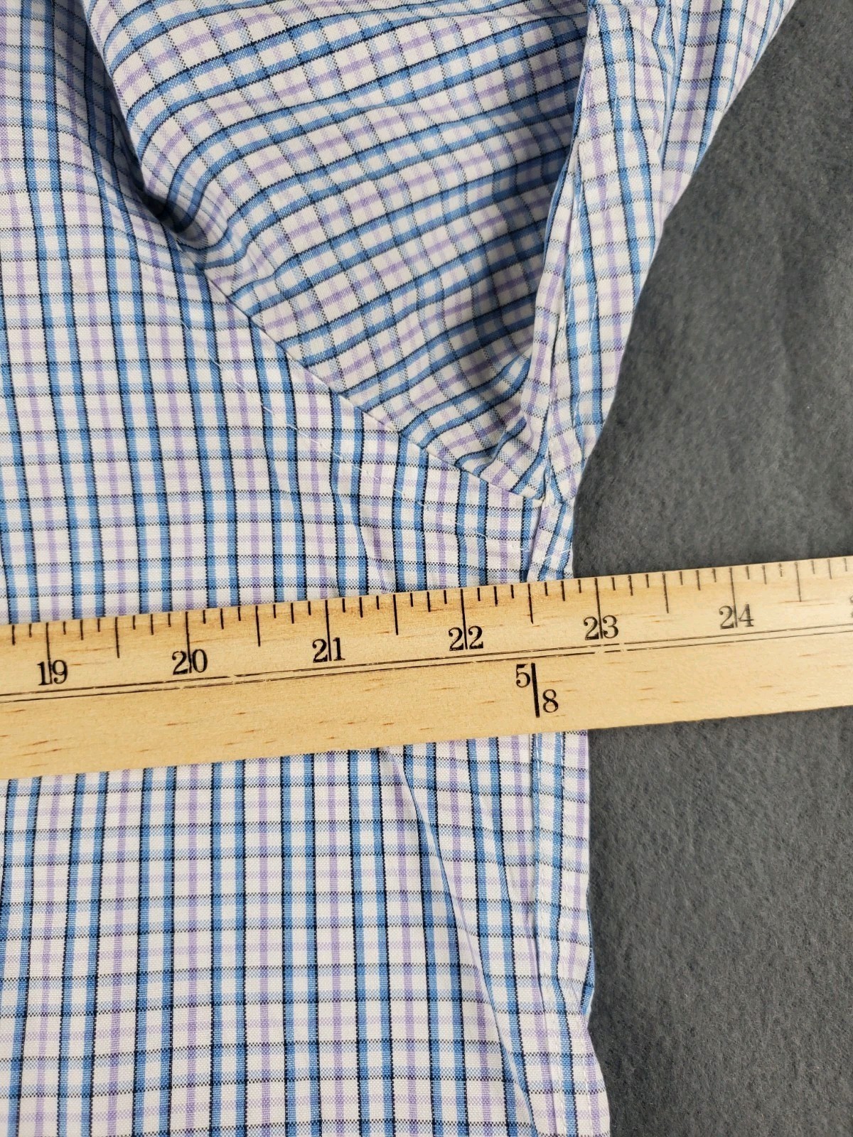 Charles Tyrwhitt Mens Long Sleeve Button Down Shirt 16 1/2 / 36in 42/91cm Plaid