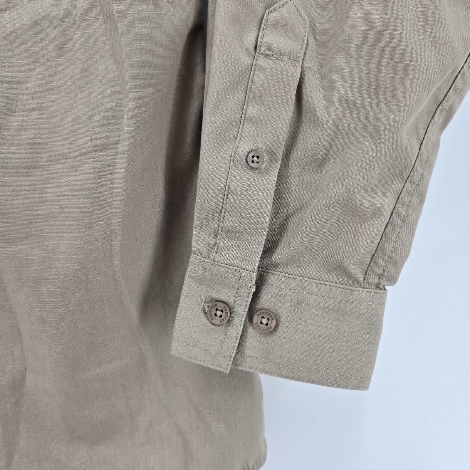 Propper Tactical Shirt Mens Medium Long Sleeve Ripstop Button Up Workwear Pocket