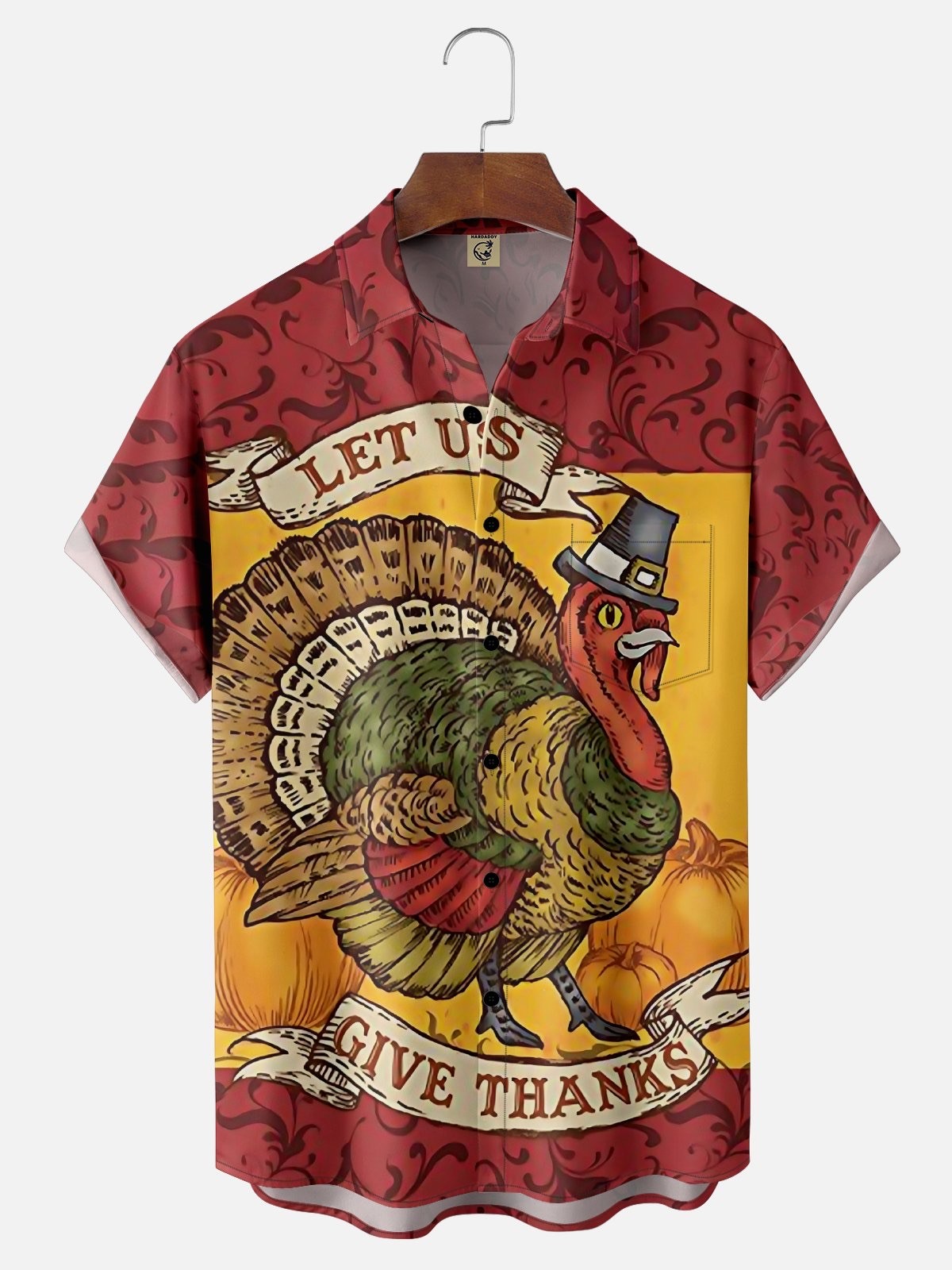 Thanksgiving Turkey Vintage Casual Shirt
