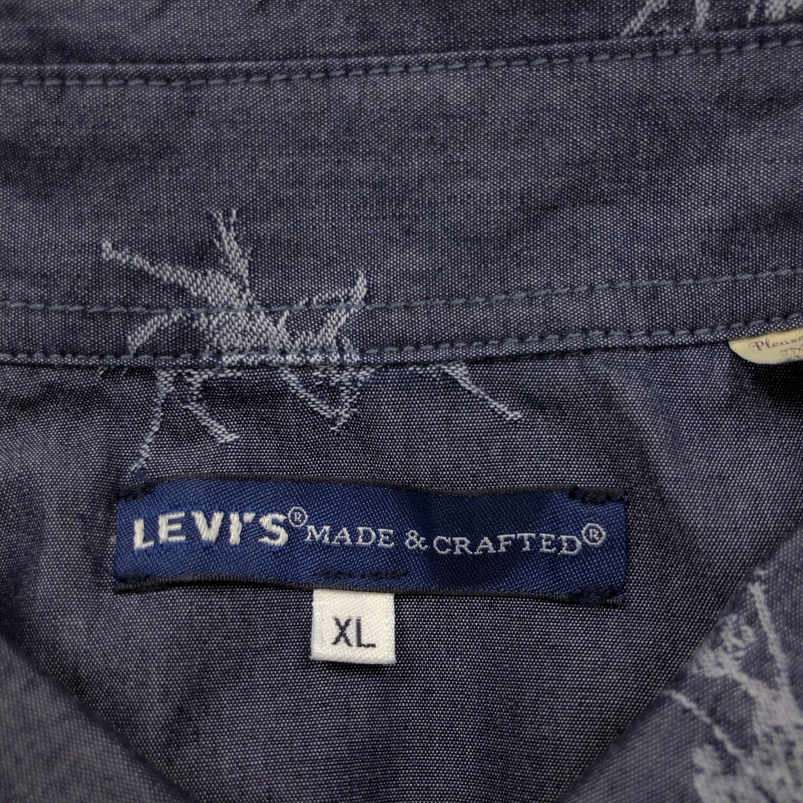 Levi’s Made & Crafted Men’s Rodeo Long Sleeve Button Down Shirt Size XL $128