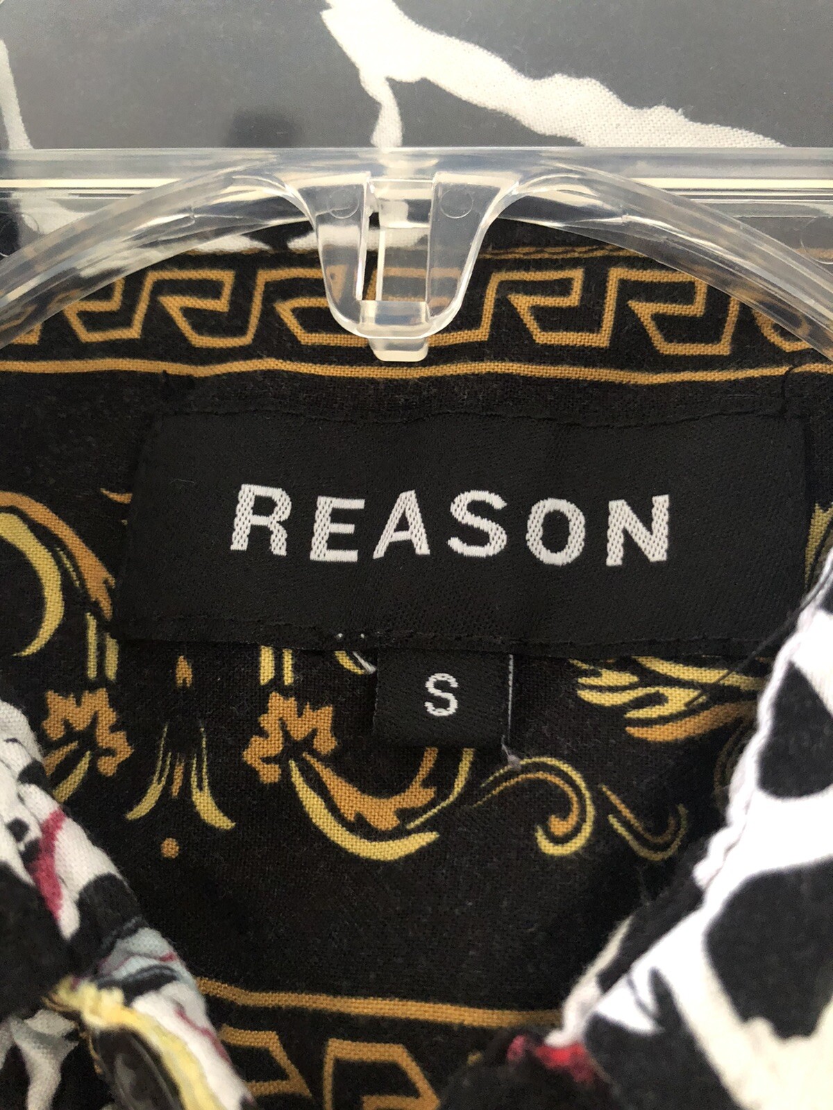 Reason Very cute printed men’s shirt for many occasions size S(D)