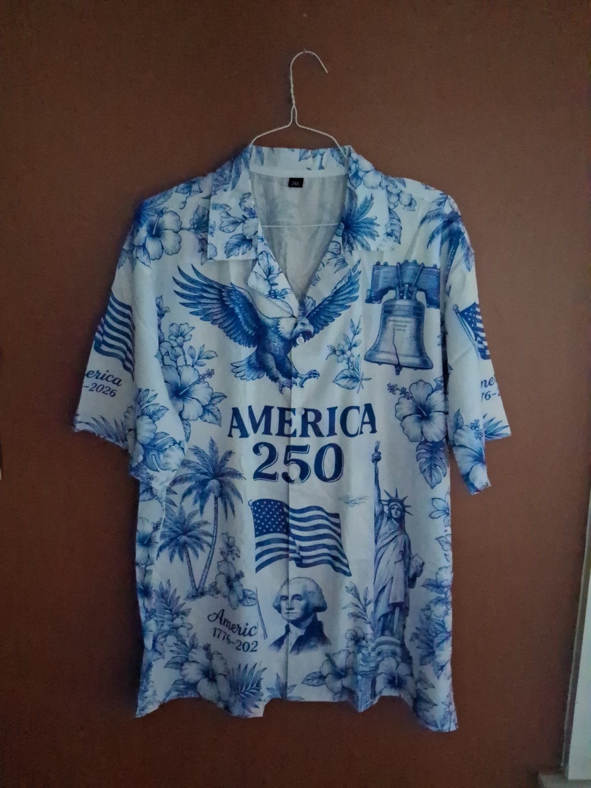 America 250 Hawaiian Shirt Men’s XXL