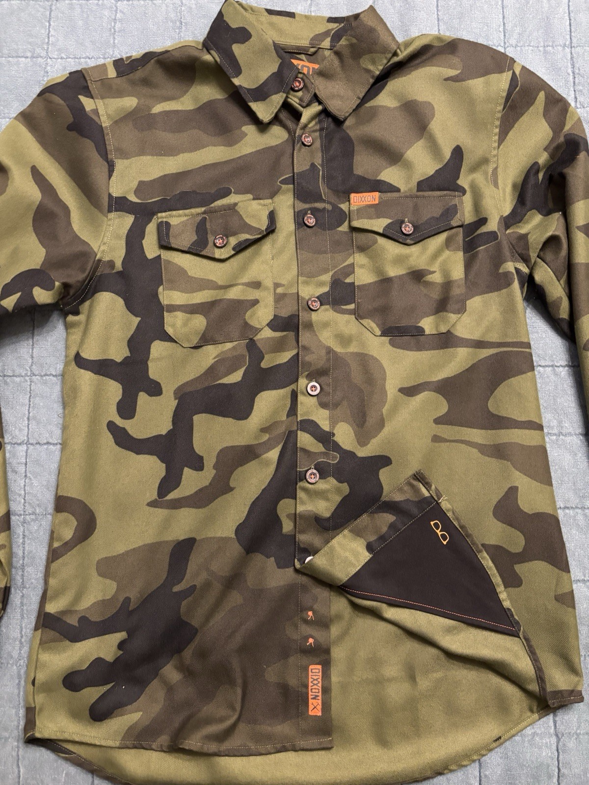 Medium M Dixxon Flannel Long Sleeve Button Up Shirt Mens Top Seller Sarge
