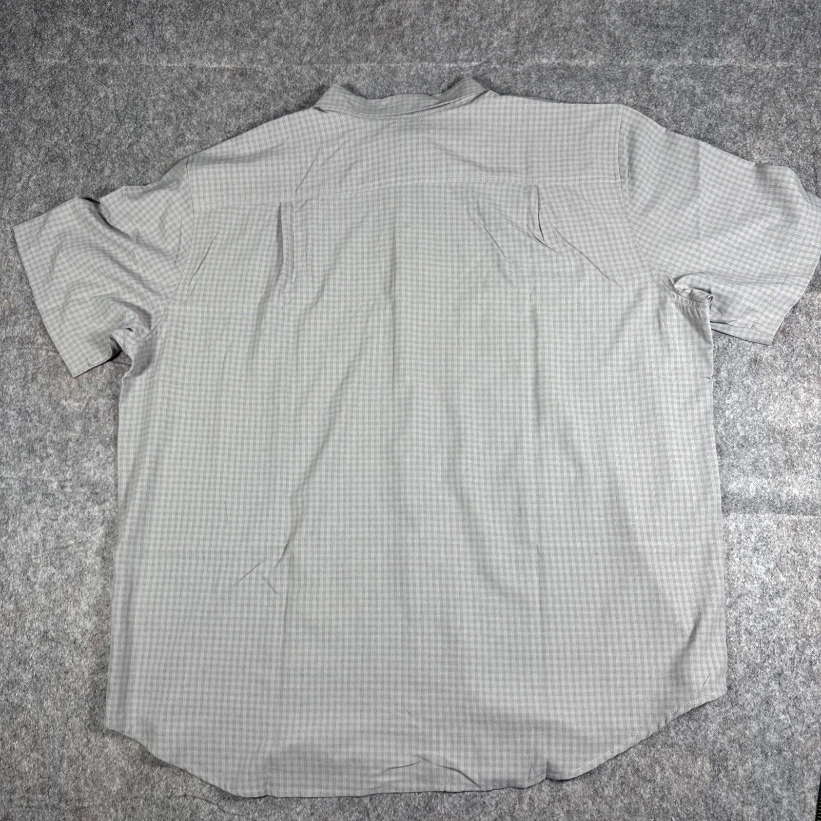 Orvis Men’s Grey Size XXL Short Sleeve Woven Tech Shirt