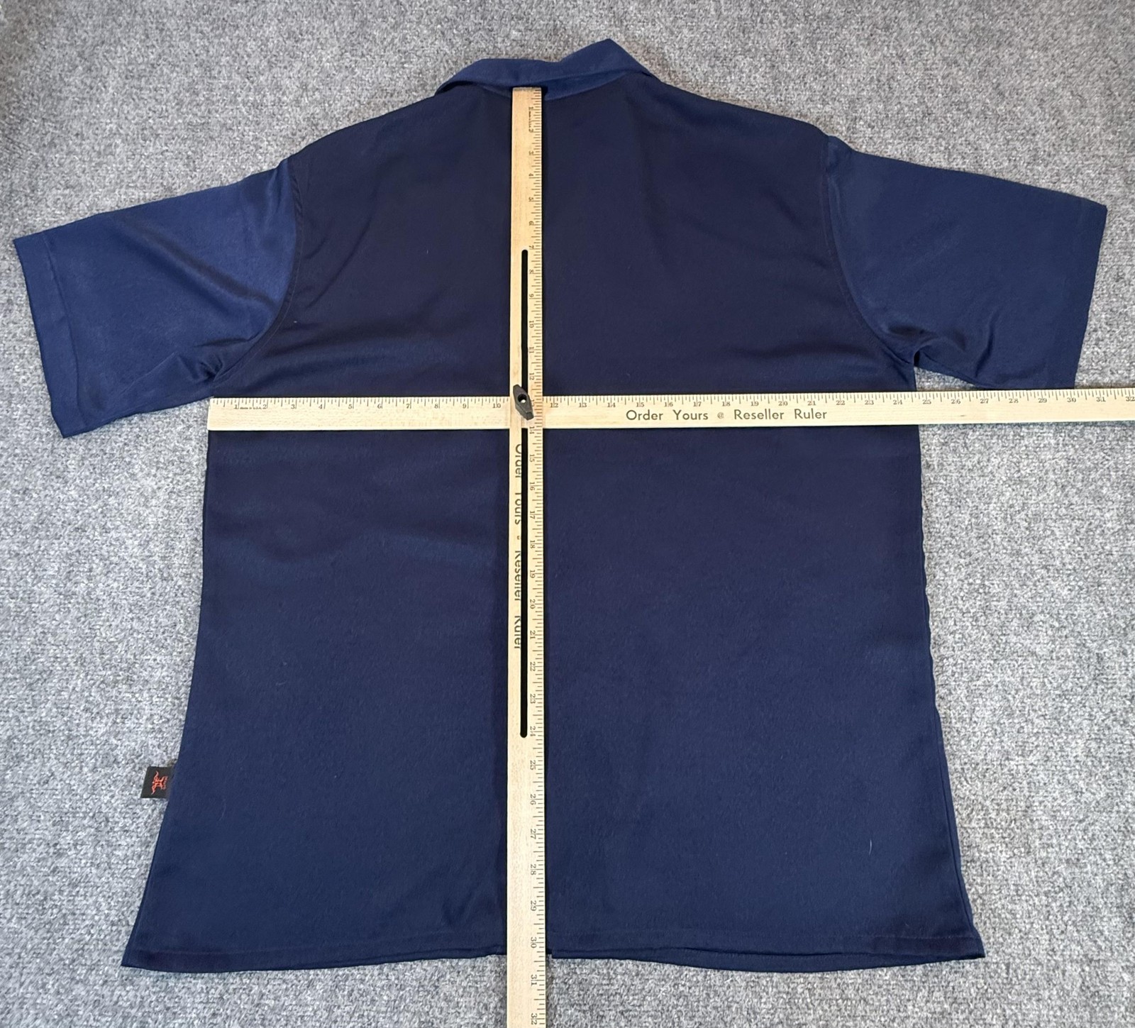 DragonFly Shirt Mens Large Blue Solid Button Up Short Sleeve Casual Polyester