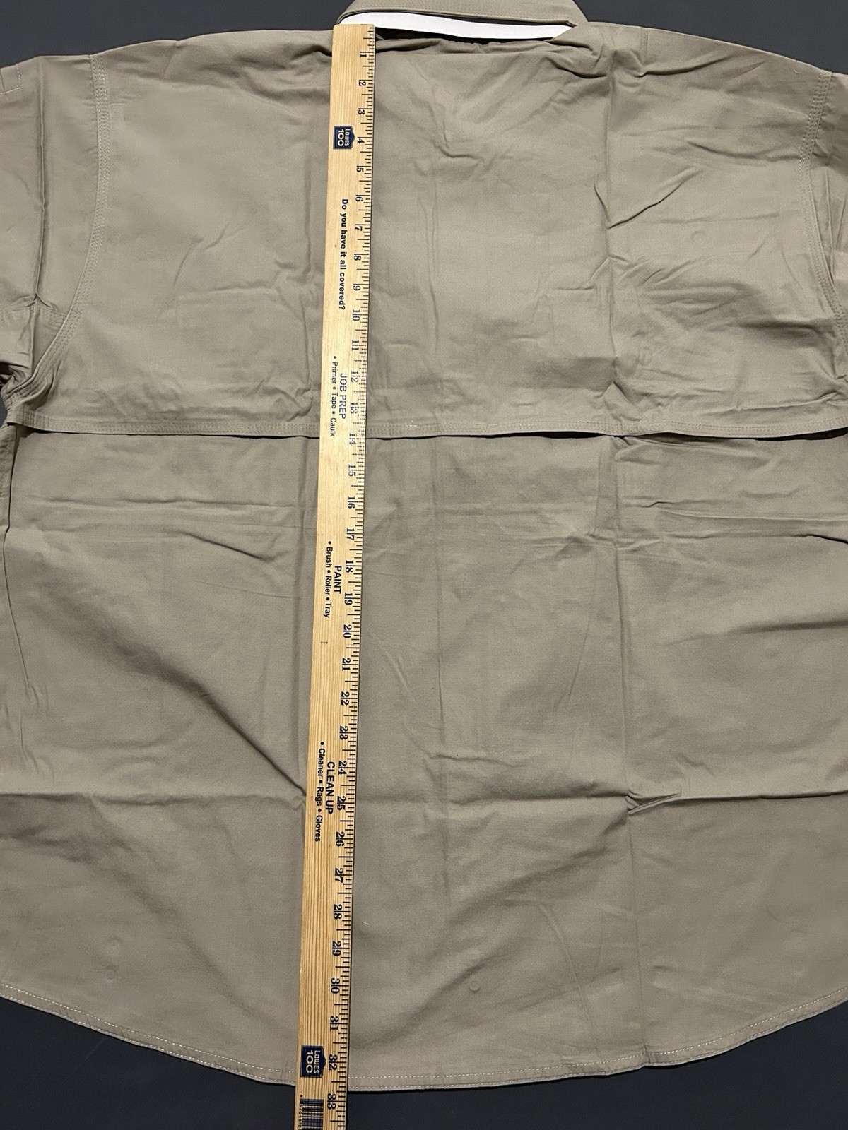 5.11 Tactical Series Shirt Mens 2XL XXL Khaki Long Sleeve Canvas Style 72157