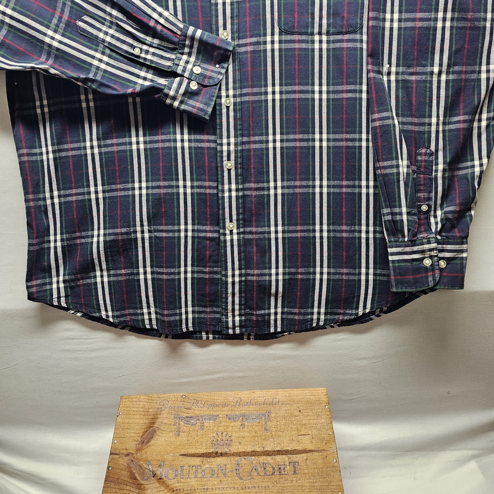 U.S. Polo Assn. Men’s XL L/S Brushed Oxford Shirt with Red Pony Crested Pocket