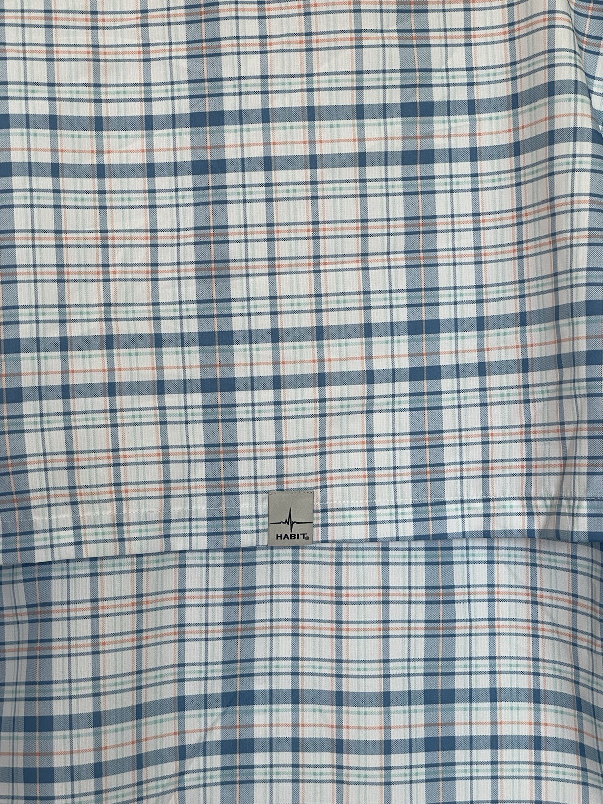 Habit Fishing Outdoor Vented Button Shirt Mesh Back Mens Size XXL Fishing Plaid