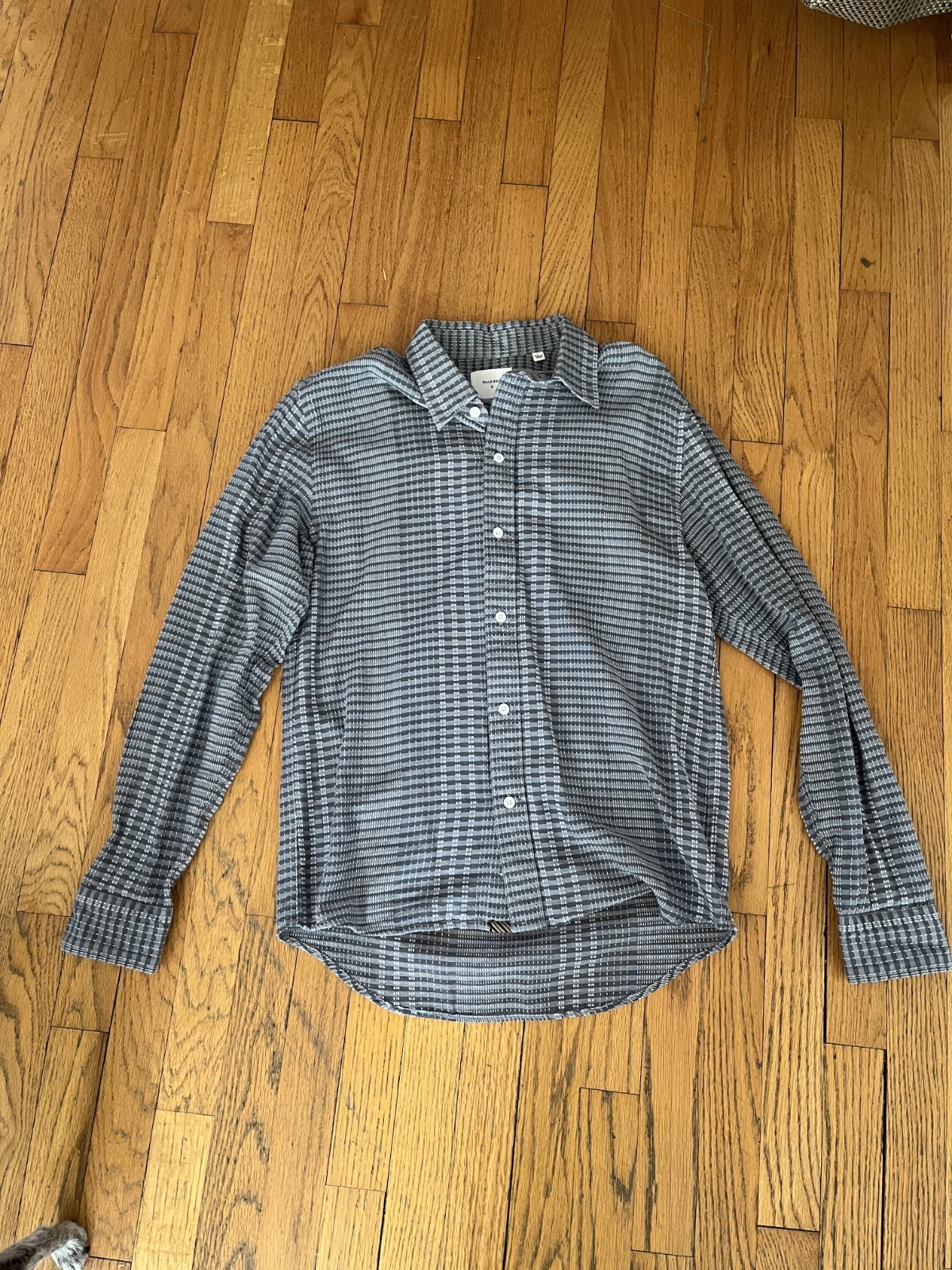 Billy Reid Tuscumbia Long Sleeve Button Down Shirts Men’s Size Small, Grey