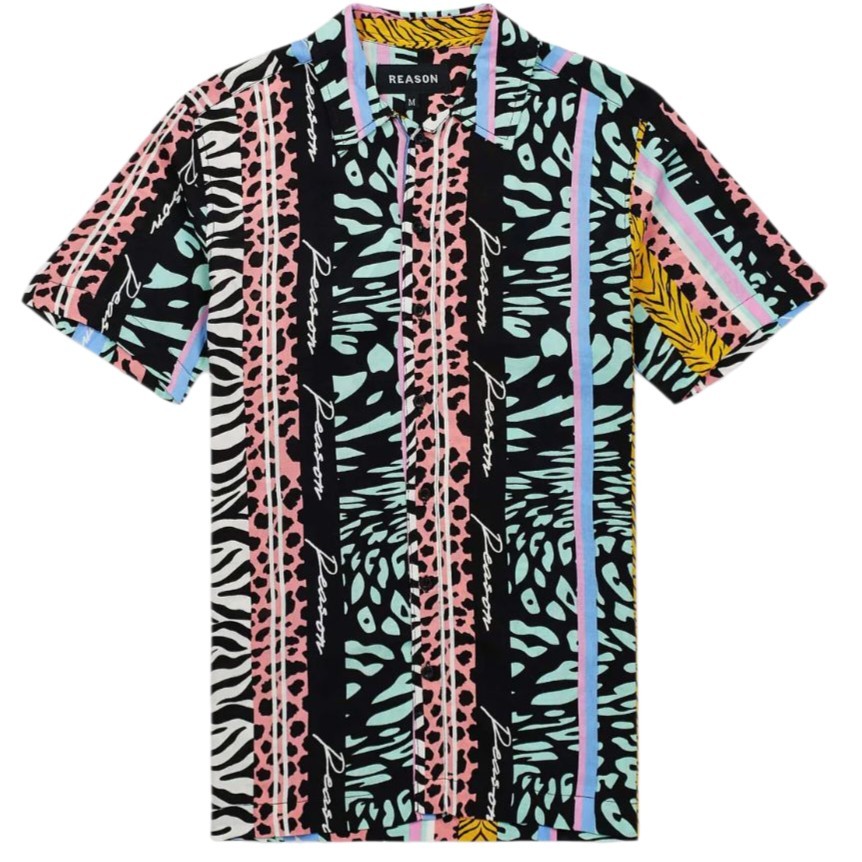 REASON JUNGLE FEVER SHORT SLEEVE SHIRT Sizes S/M/L/XL