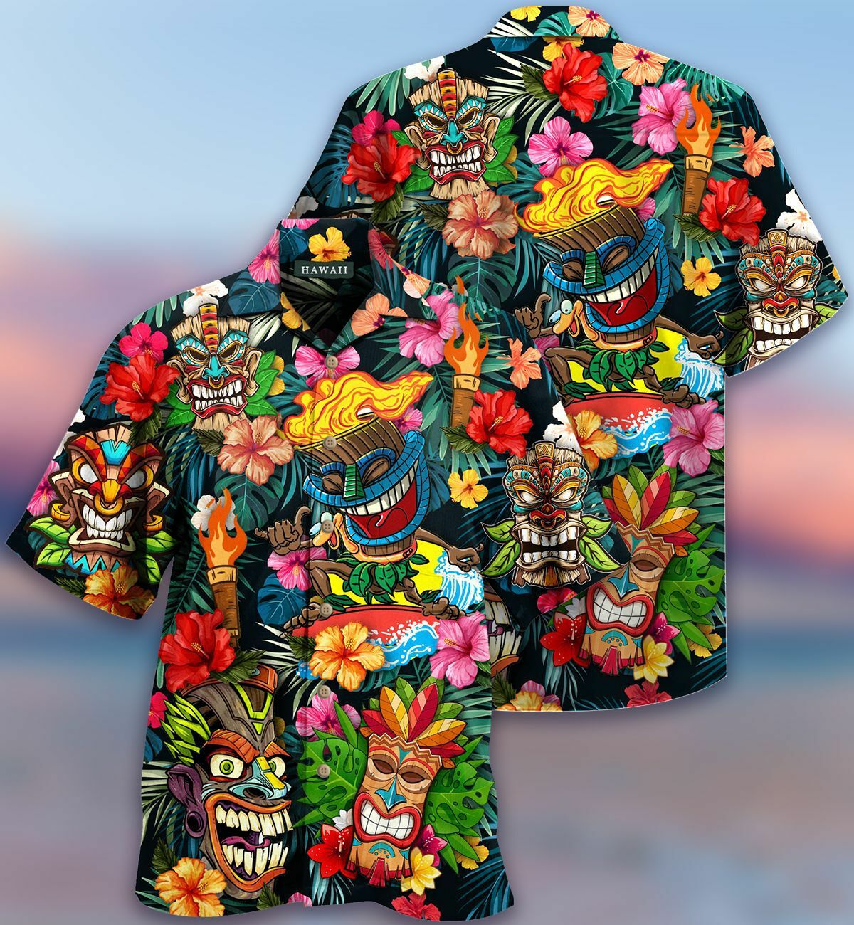 3D Digital Printing Men’s Shirt Retro Short-Sleeved Comfortable Summer T-Shirt