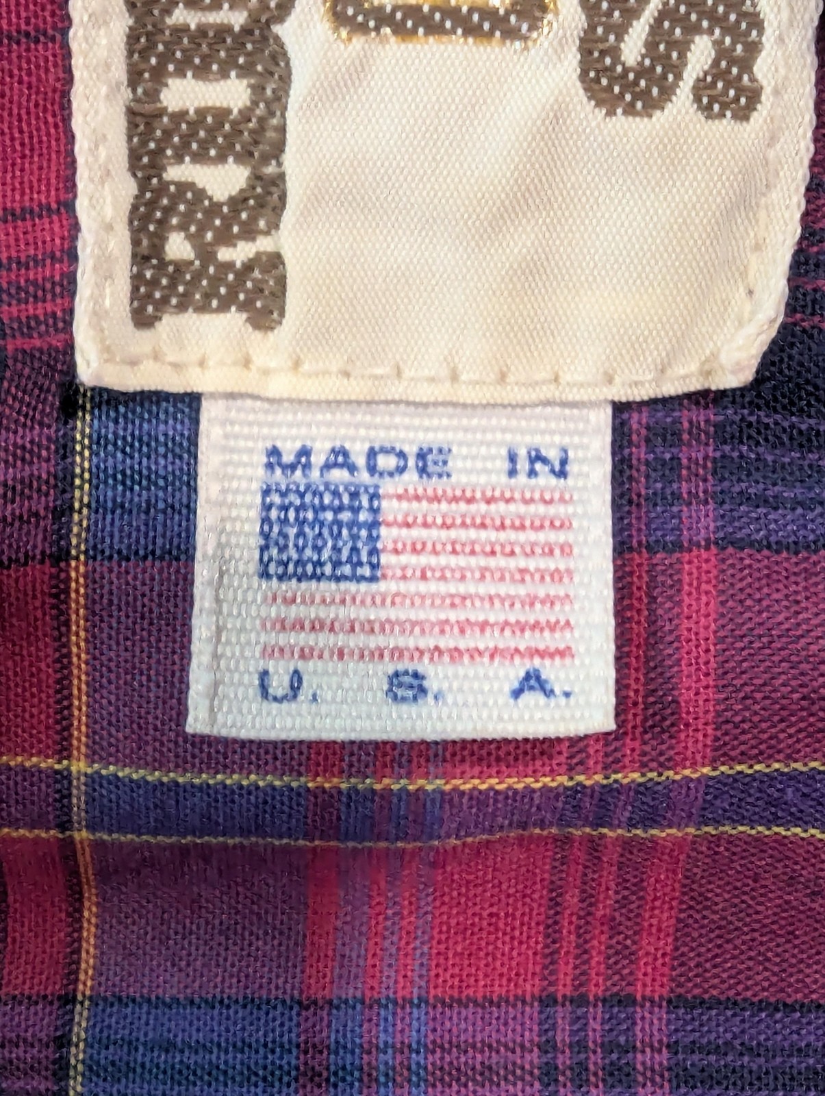 Vintage USA Ruddock Shirts Shirt Mens L Red Plaid Long Sleeve Western Pearl Snap