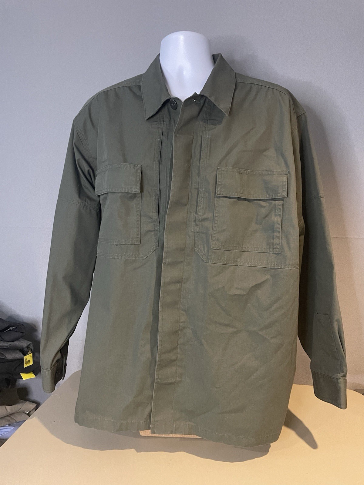 5.11 Tactical Series Canvas Green Long Sleeve Button Down Shirt. Jacket Men’s XL