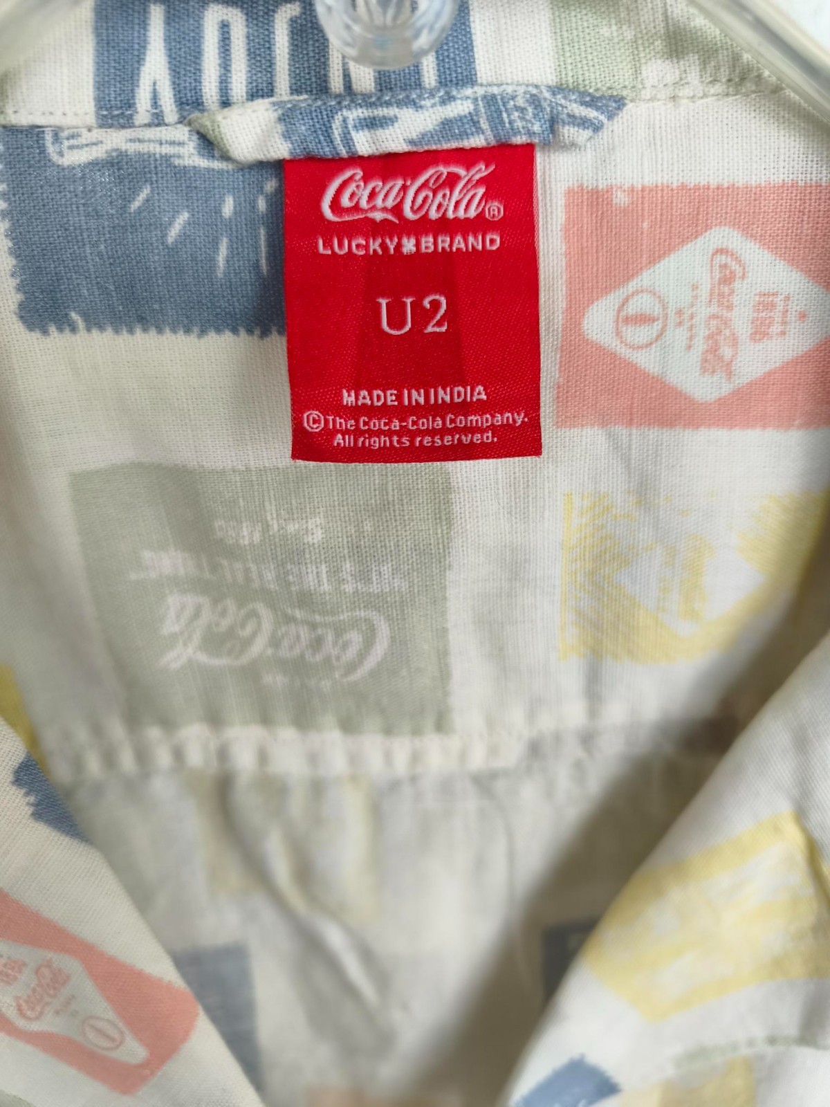 New Without Tag Coca Cola x Lucky Brand Graphic Button Up Shirt U2