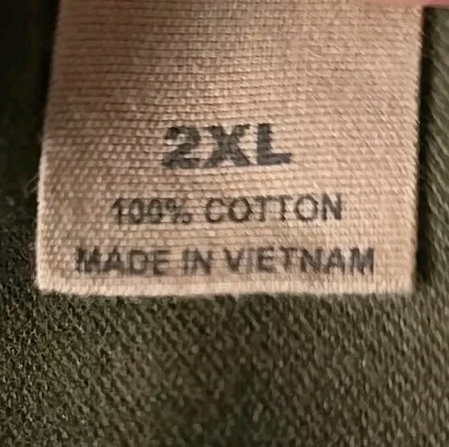 Duluth Trading HEAVY DUTY 97% cotton 3% Spandex SHIRT Size 2XL Green, 56″ Chest