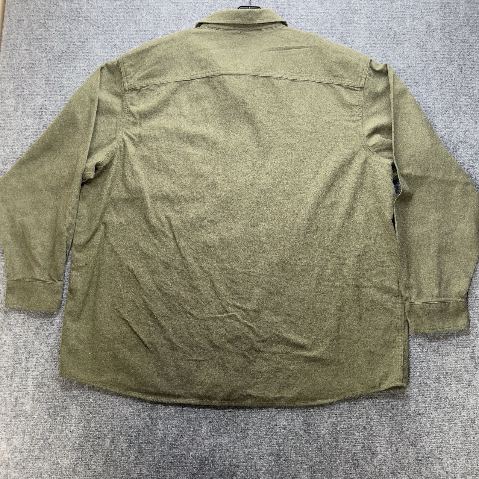 AmericaWare Men’s Button Up Flannel Twill Size 3XL Green