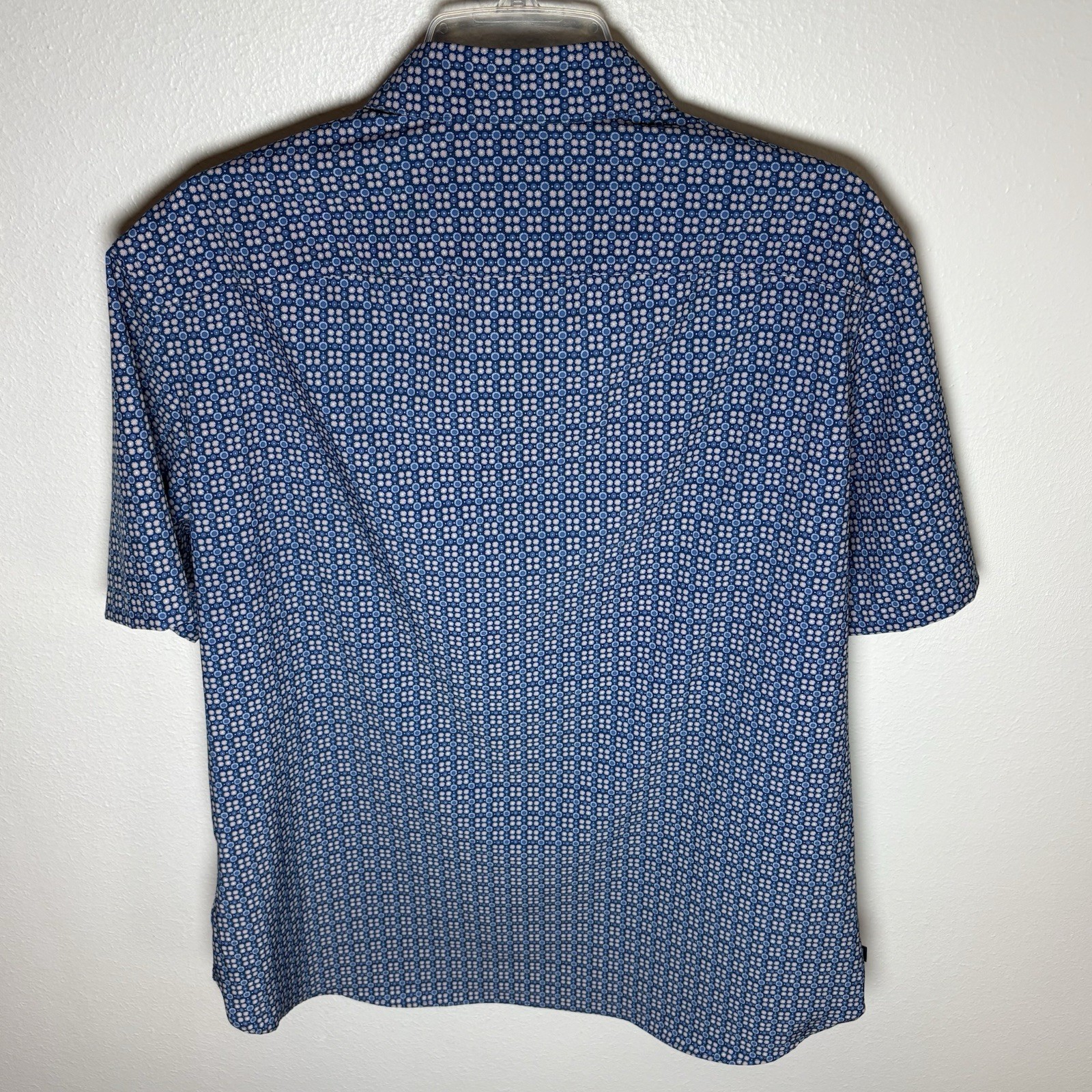 Mizzen + Main Leeward Mens XL Trim Floral Print Geo S/S Popover Shirt $138