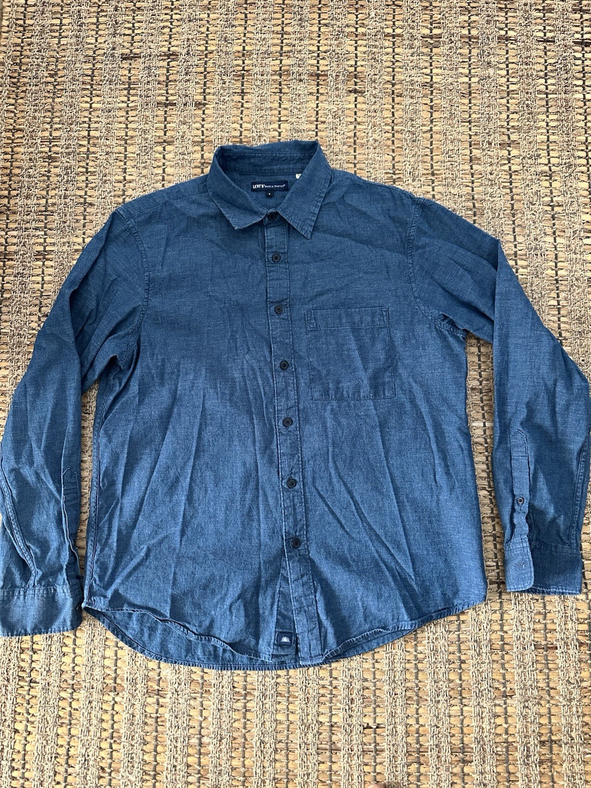 Levi’s Made & Crafted Men’s Shirt Chambray Linen/Cotton