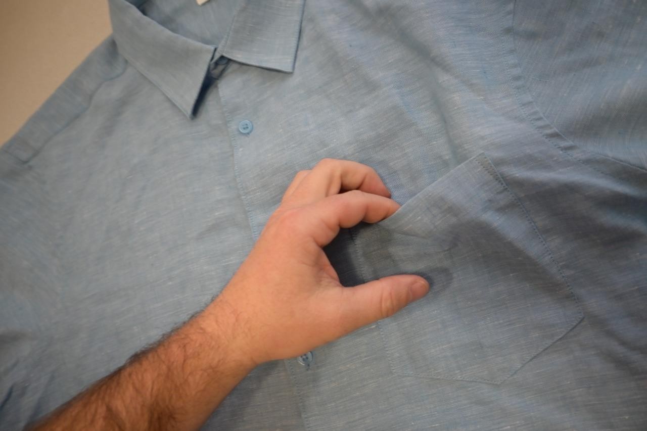 Cubavera Hawaiian Button Up Camp Shirt Linen Polyester Relaxed Mens Sz XL
