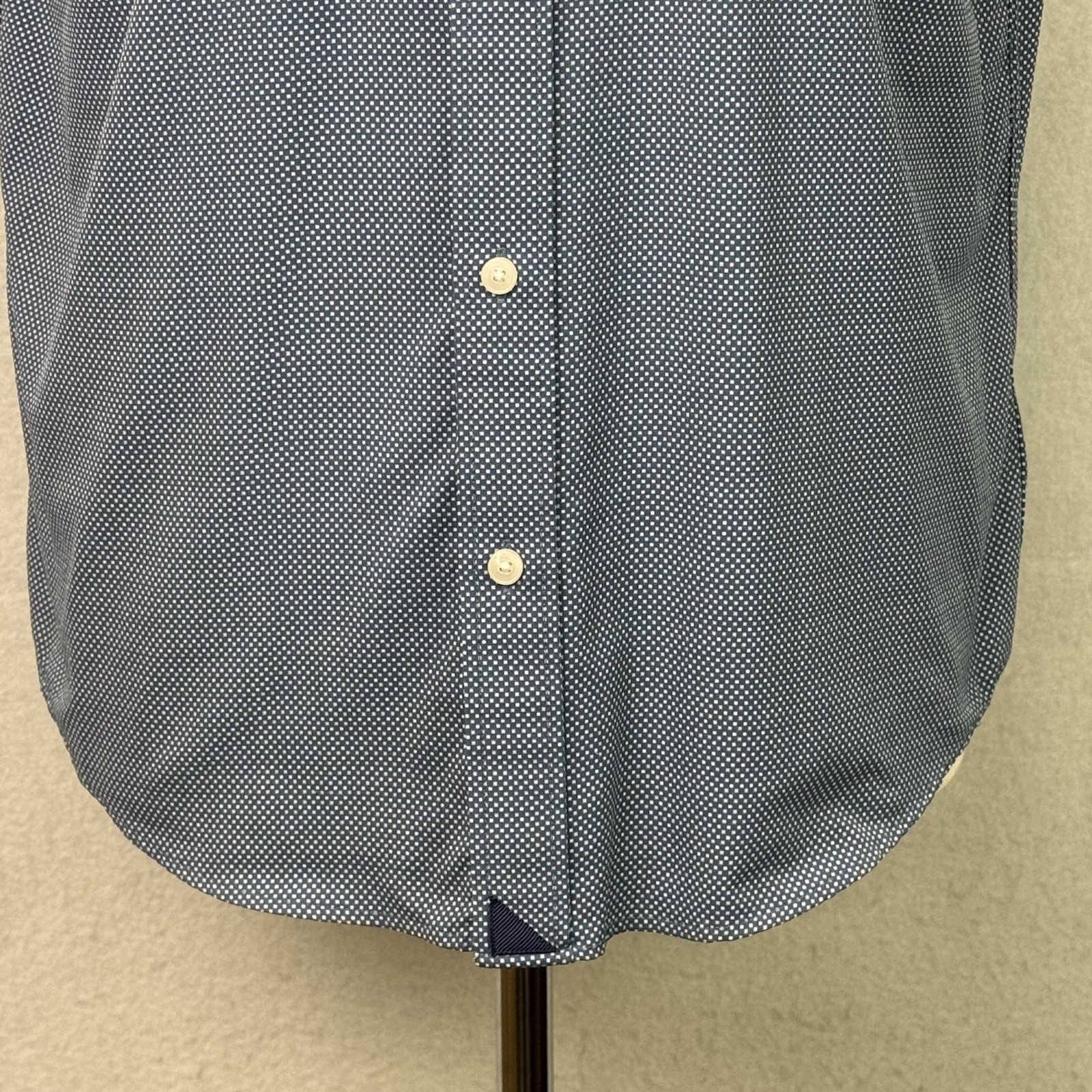 UNTUCKit Benham Square Print Slim Fit Button Up Performance Shirt Men’s Large