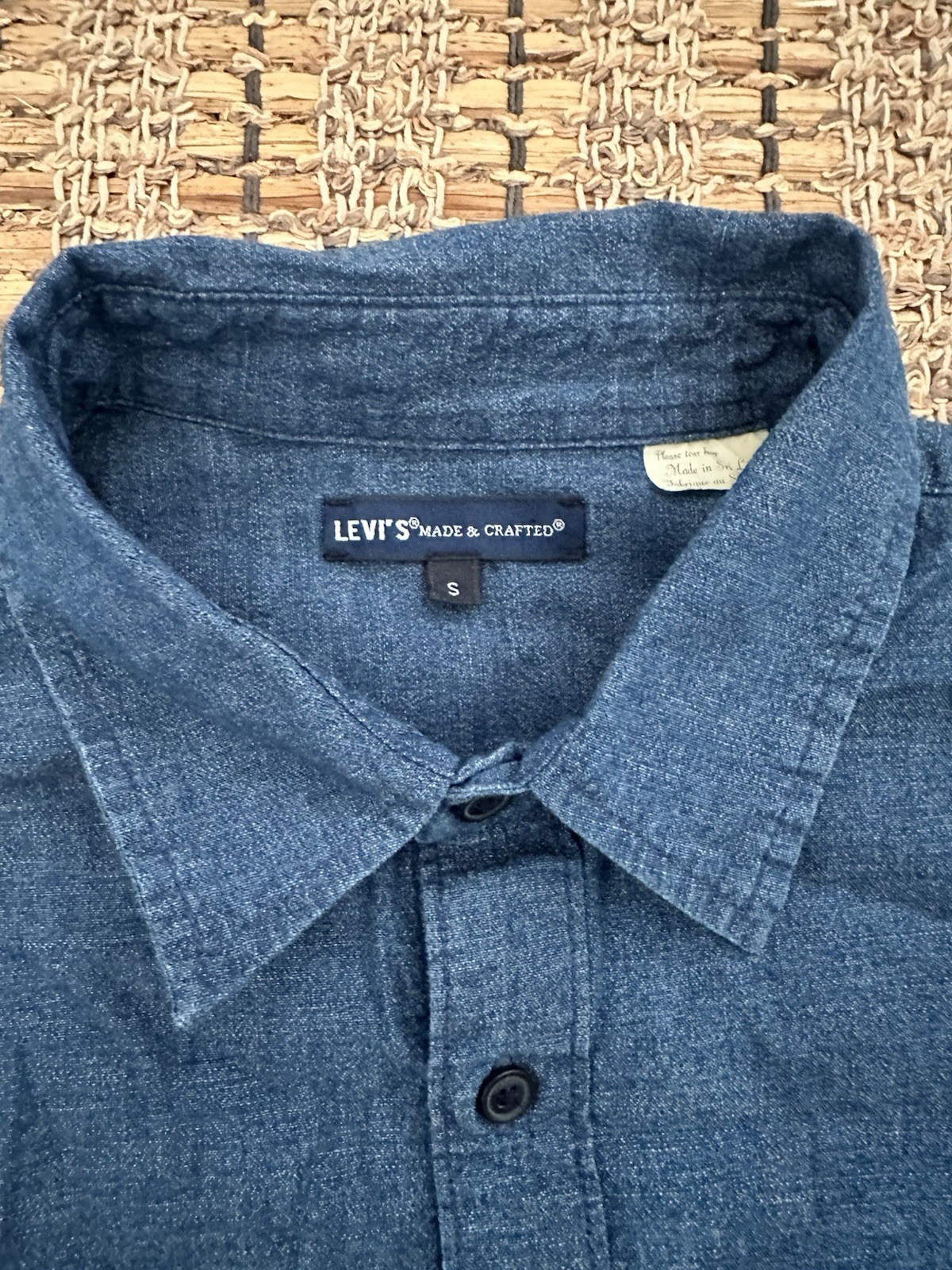 Levi’s Made & Crafted Men’s Shirt Chambray Linen/Cotton