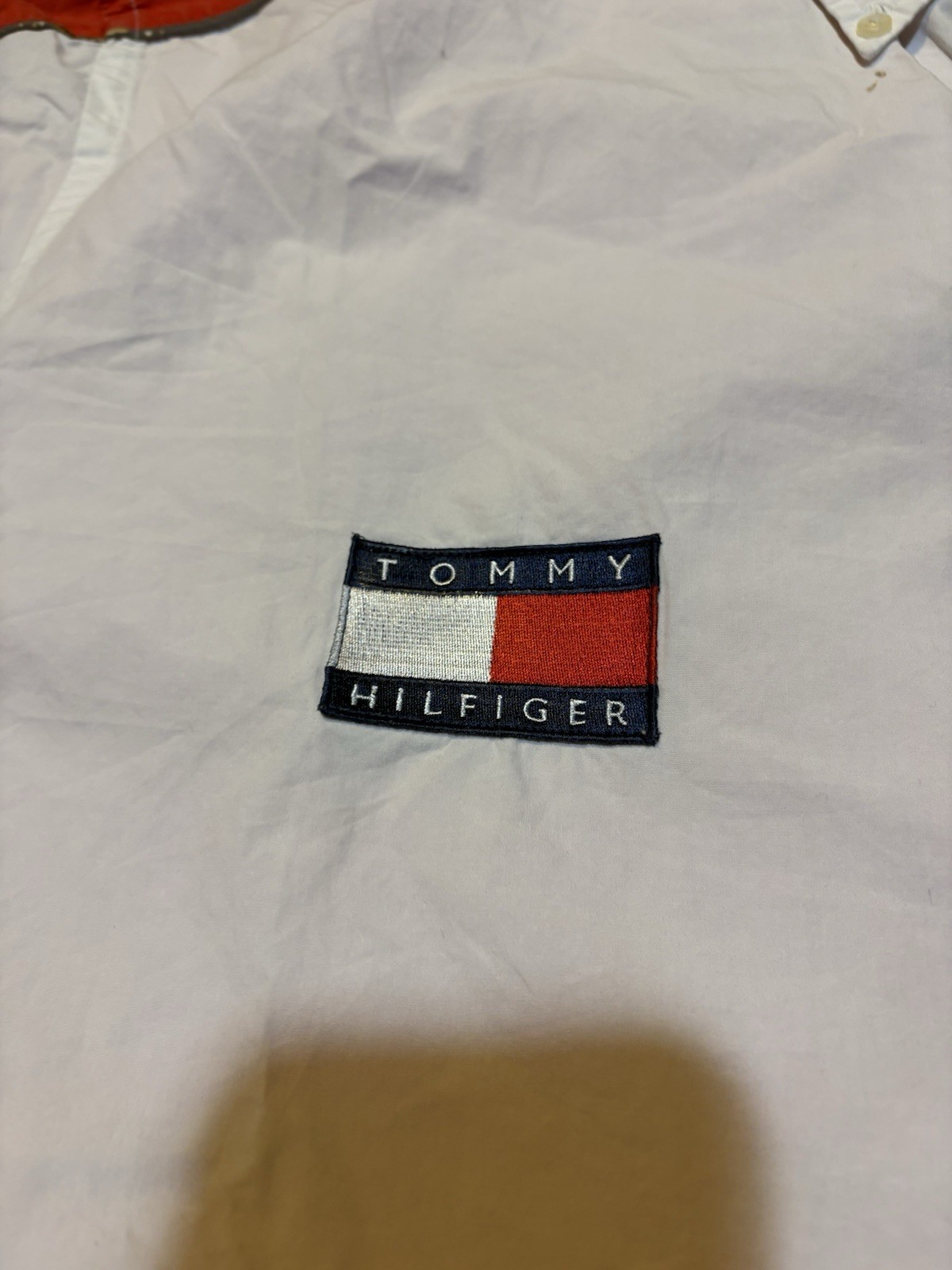Vintage 2001 Tommy Hilfiger Ferrari Team Racing Put Crew Button Down Shirt