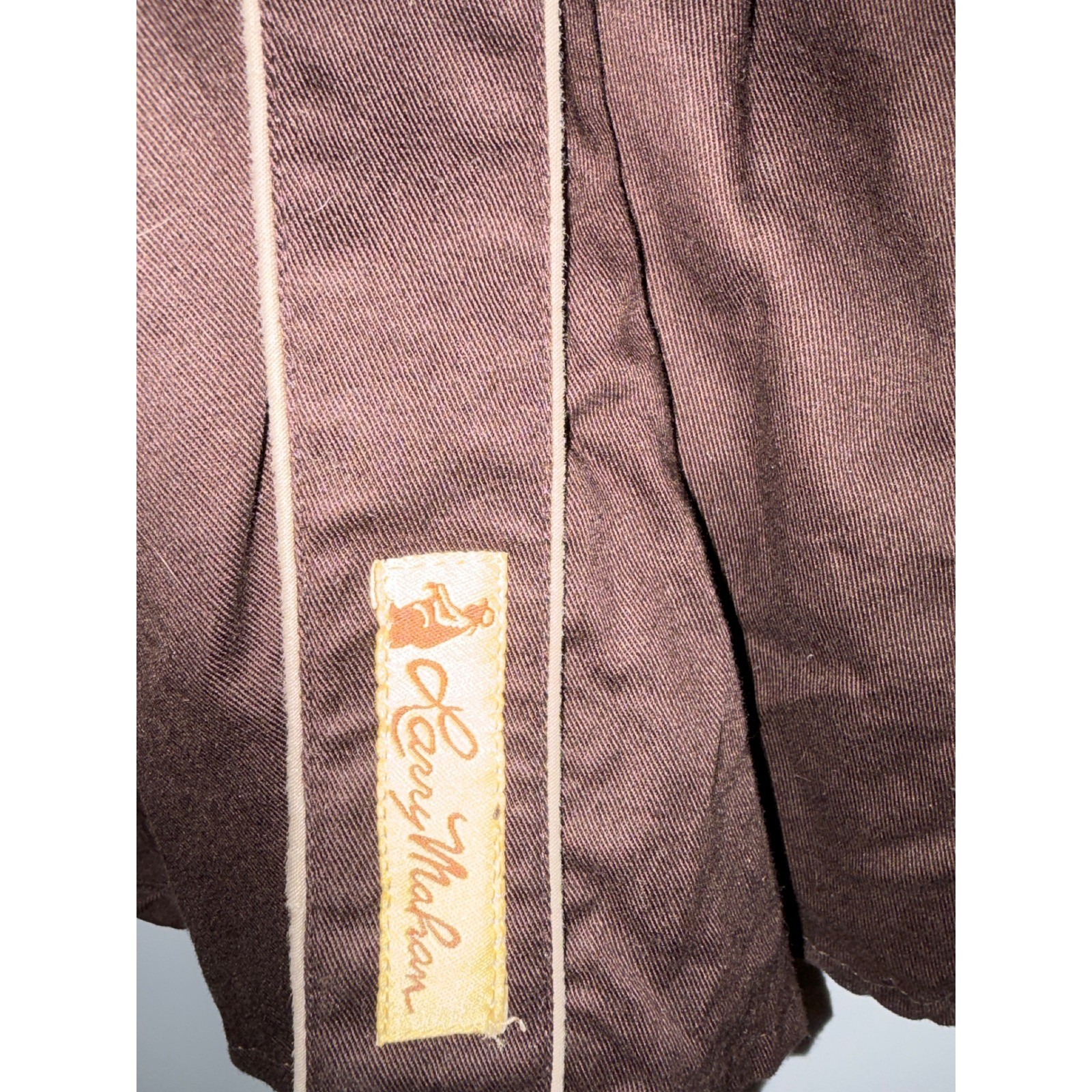 Larry Mahan Mens Large Western Pearl Snap Cowboy Piping Embroidered ArrowPockets