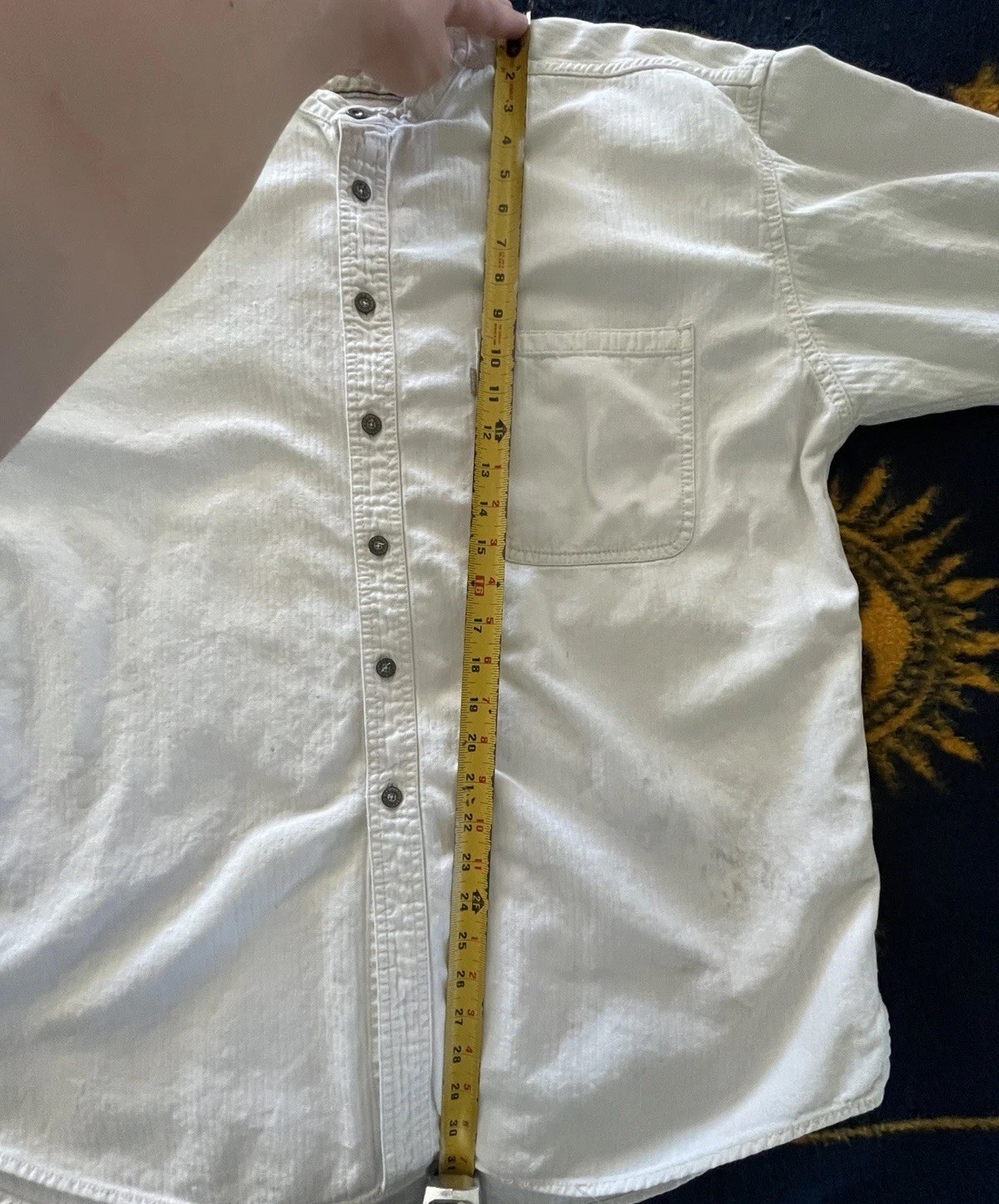 Vintage 1990’s Levi’s Shirt Mens XL button down 100% cotton shirt white