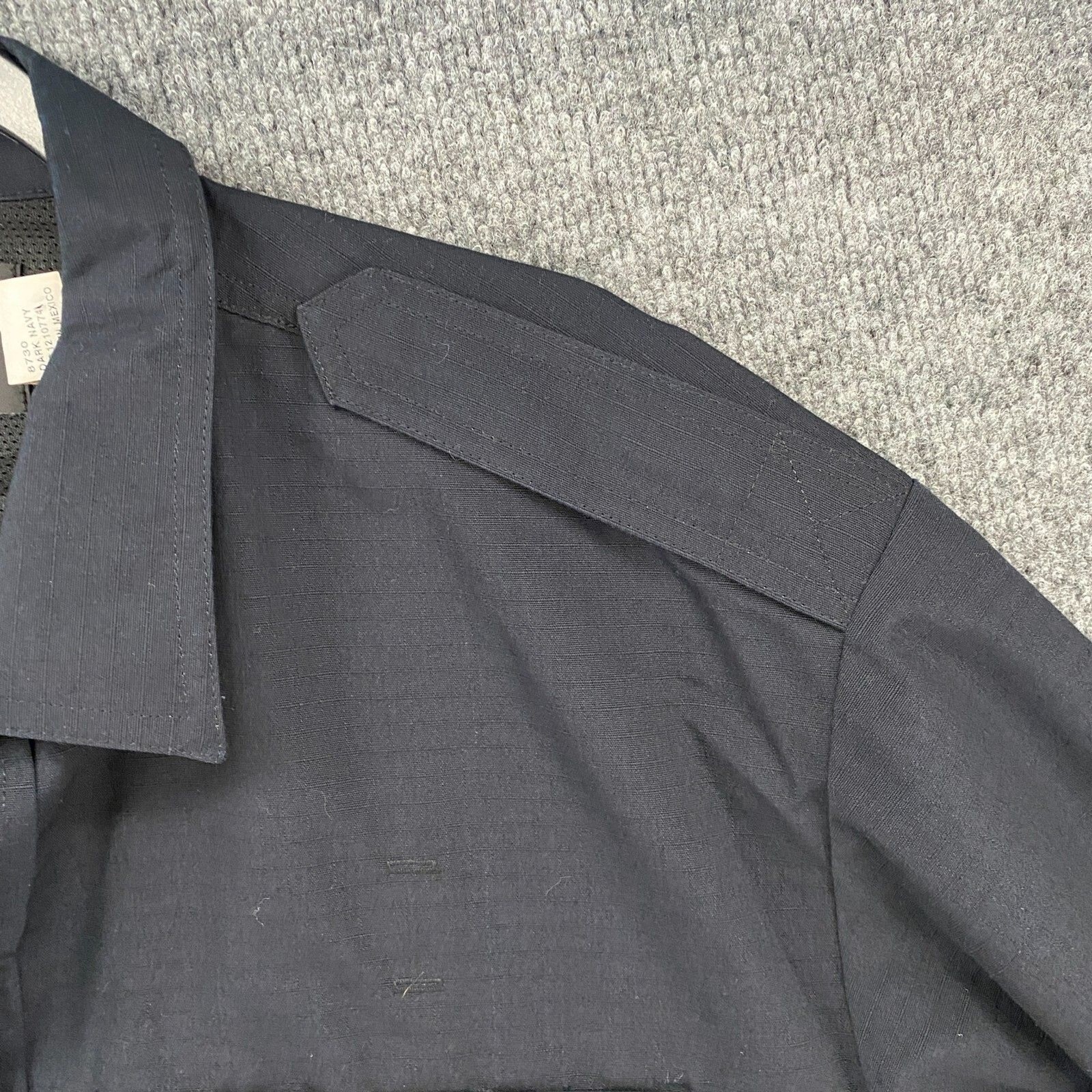 Blauer Shirt Mens XL Tall Dark Navy Full Zip BDU TACTICAL Workwear Uniform 8730