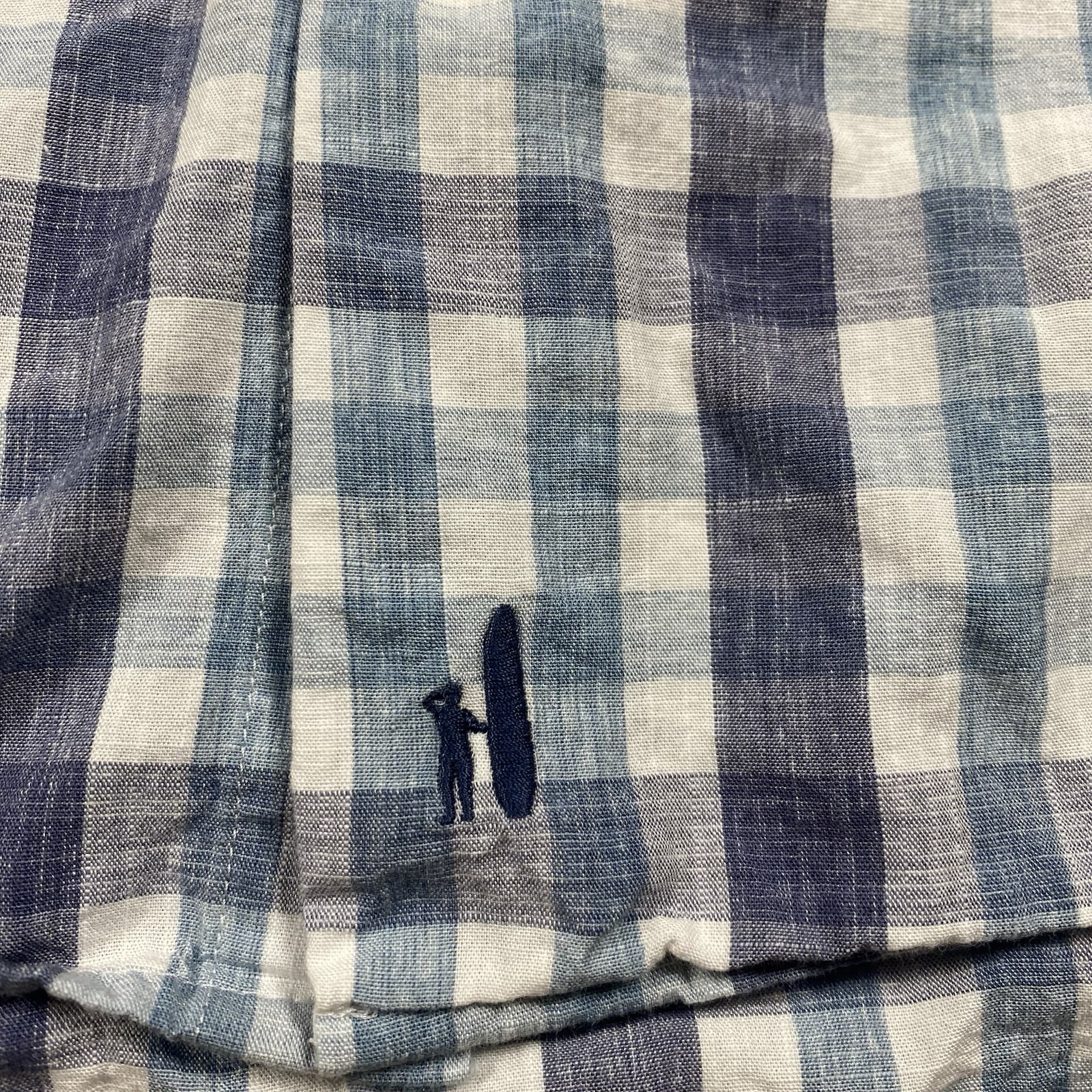 Johnnie-O Men’s Plaid L/S Button-Up Shirt Size XXL Blue Cotton Bamboo Blend