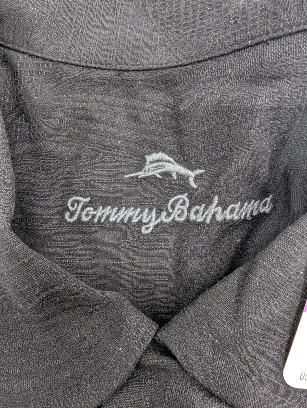 Tommy Bahama Men’s 2XLB Black Silk Slackin And Stackin Shirt $188 Casino Vegas