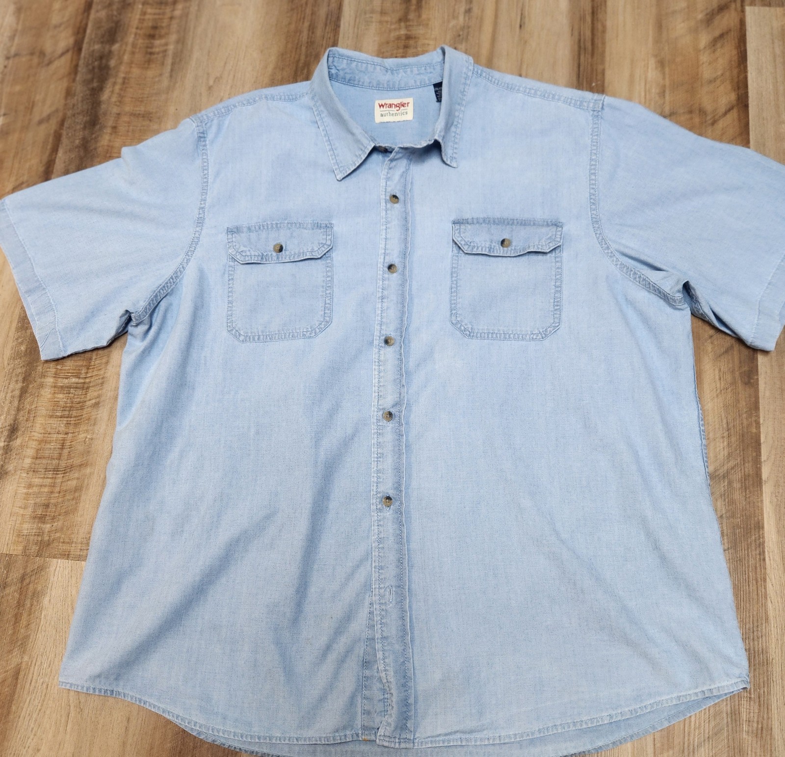 Wrangler Authentics Men’s Demin Shirt Size 22XL/TG