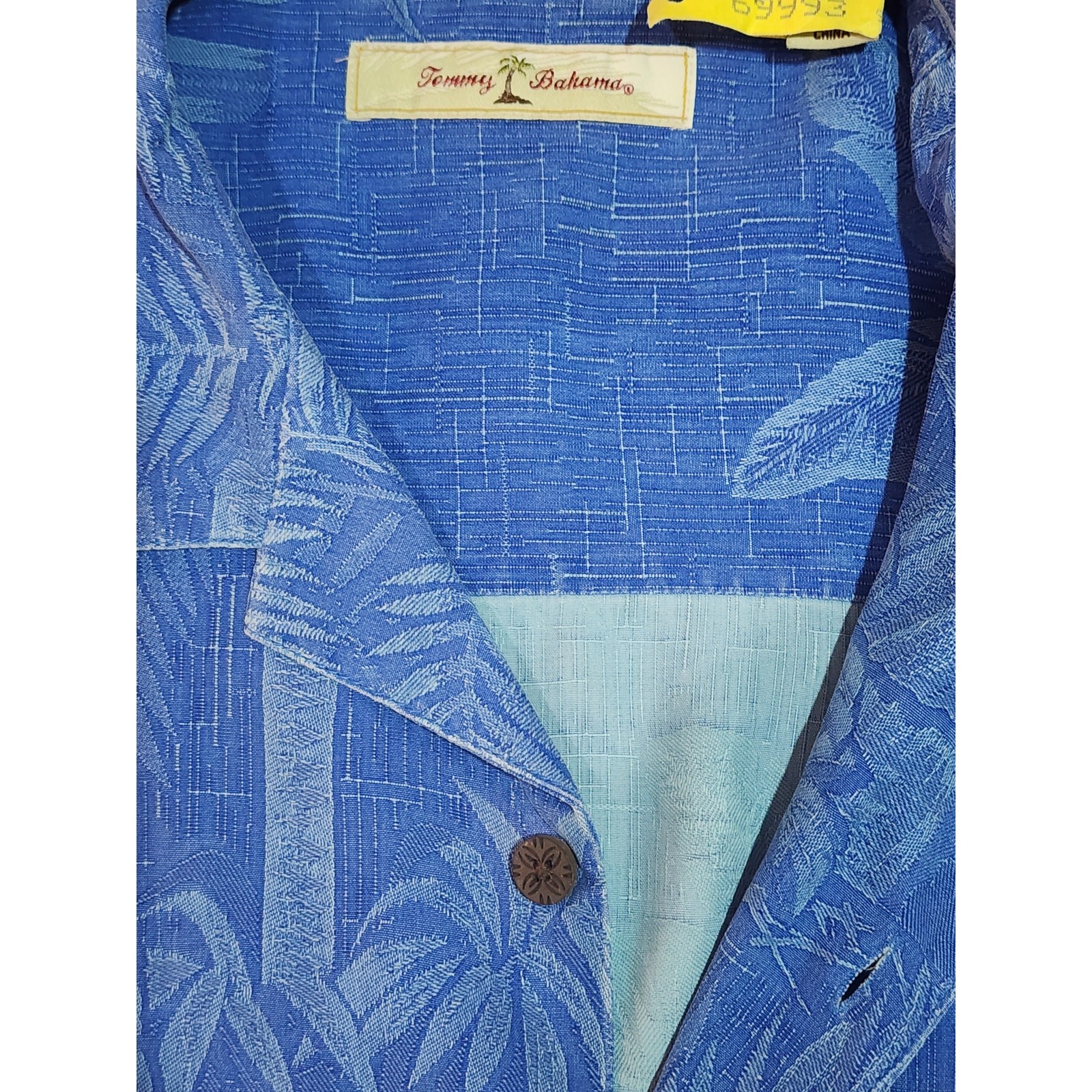 Tommy Bahama Men’s Blue Tropical Button Front | Resort Casual | Size XL
