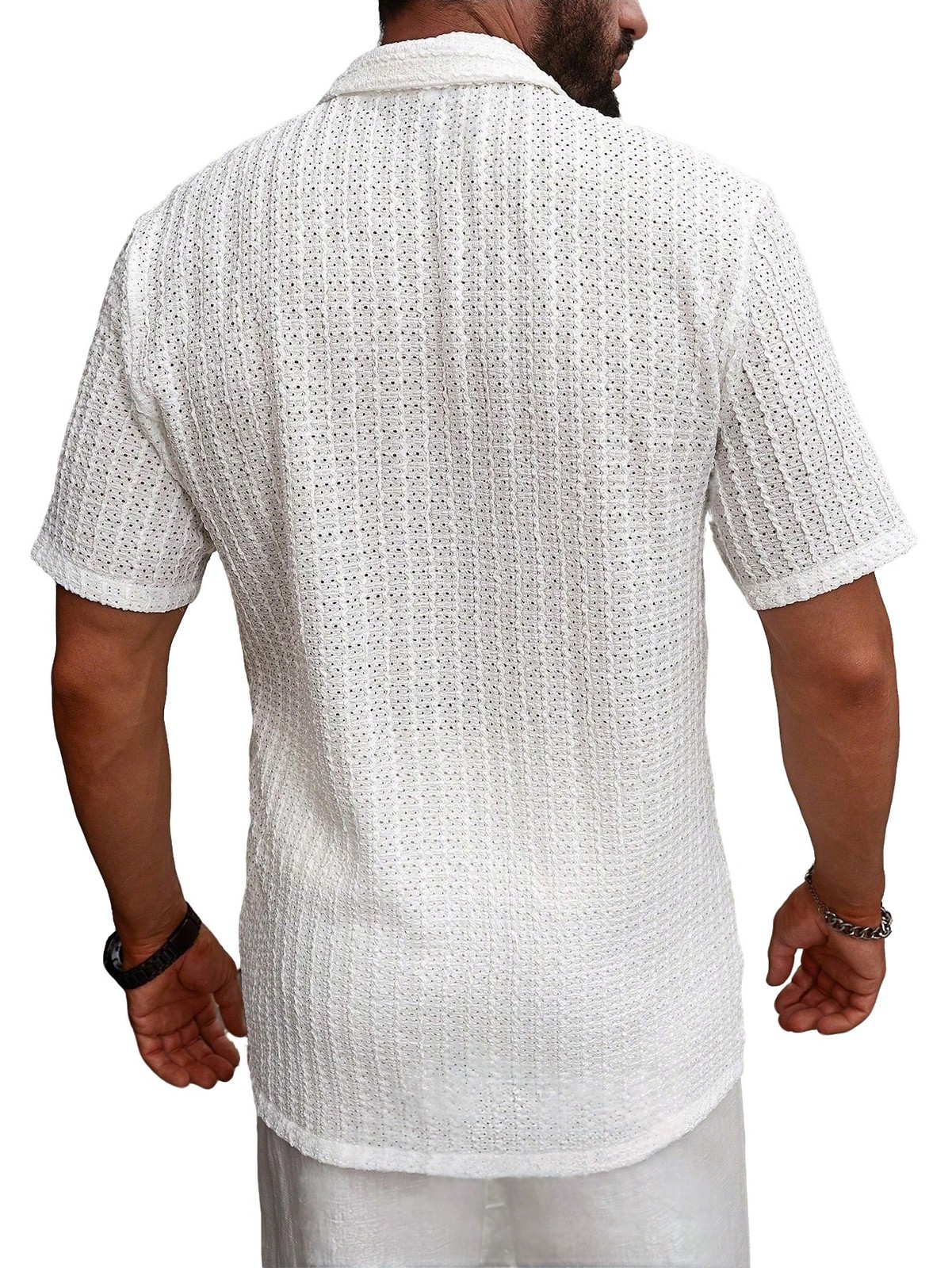 Men’s New Summer Button Lapel Casual Shirt