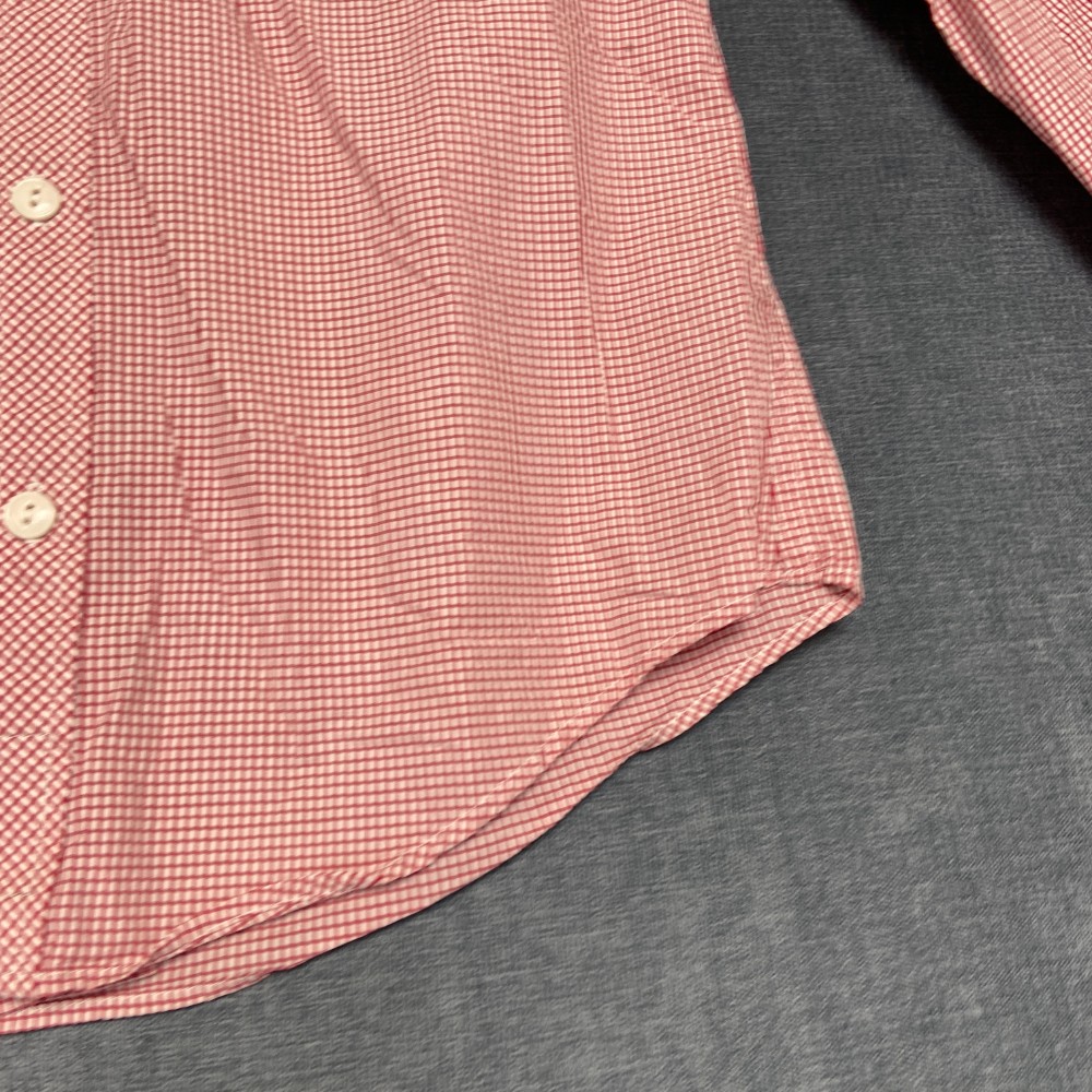 Civilianaire Sport Shirt Mens M White Red Check All Day Comfort Outdoor Classic