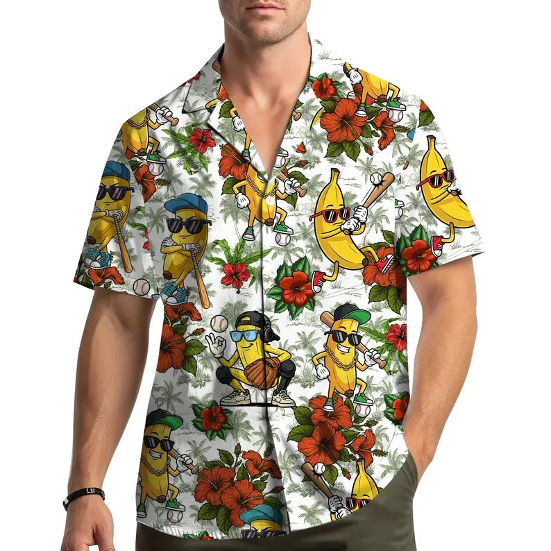 Banana Baseball Hawaiian Gift For Friends, Gift For Family