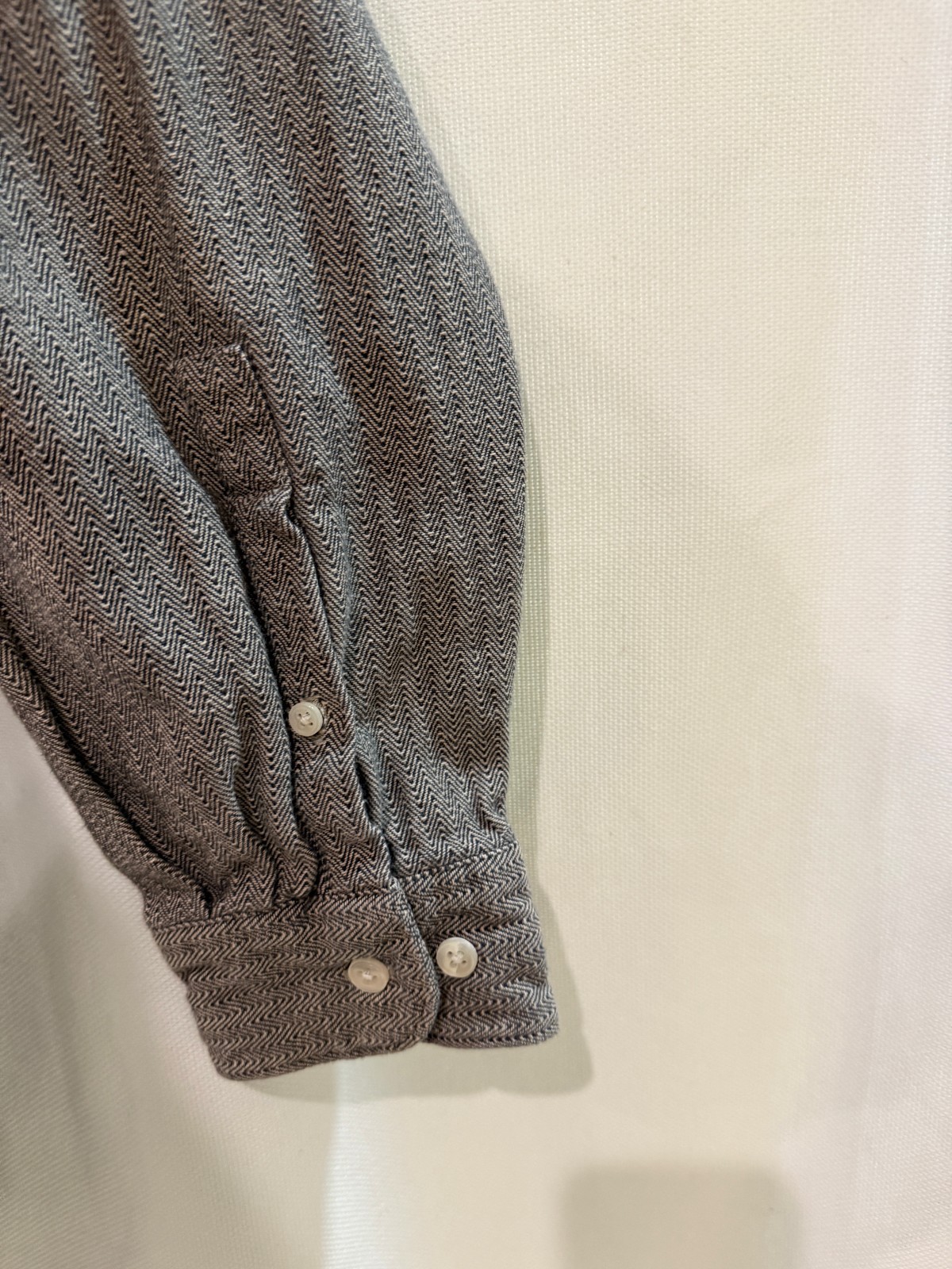 Vintage 1990s J.CREW men’s heavy cotton twill “Oarsman” workwear shirt size M