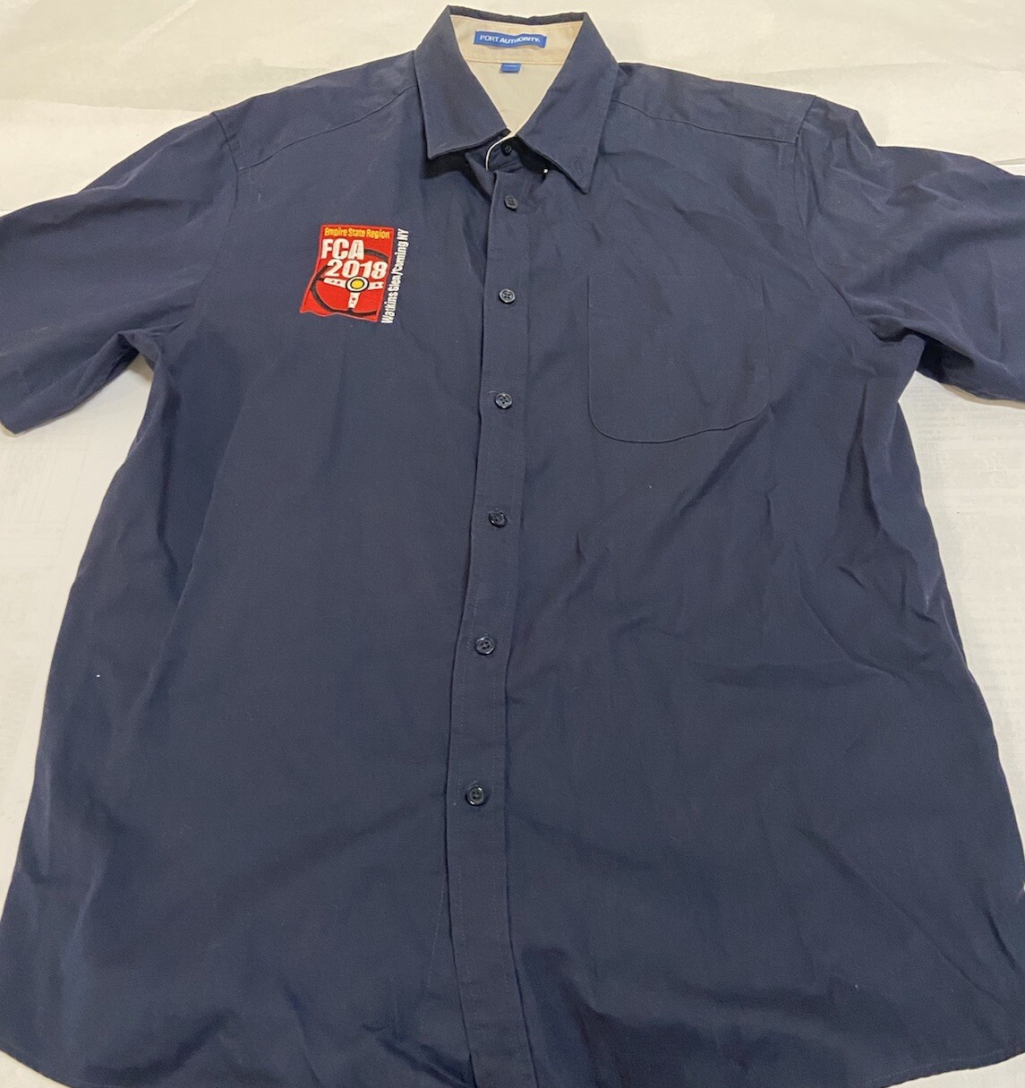 Ferrari club Of America Empire State Region Full Button Up 2018 NY Men’s large