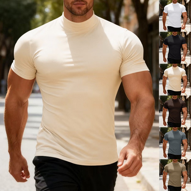 ‌Fashion Casual Solid Short-Sleeve T-Shirt