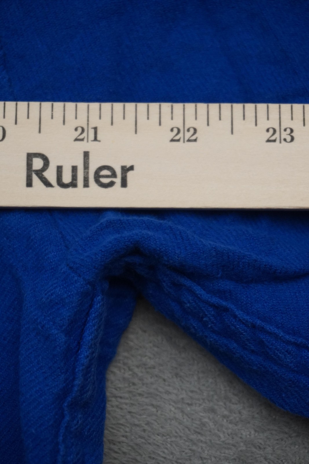 Polo By Ralph Lauren Shirt Mens Medium Blue Solid Cotton Twill Pockets Casual