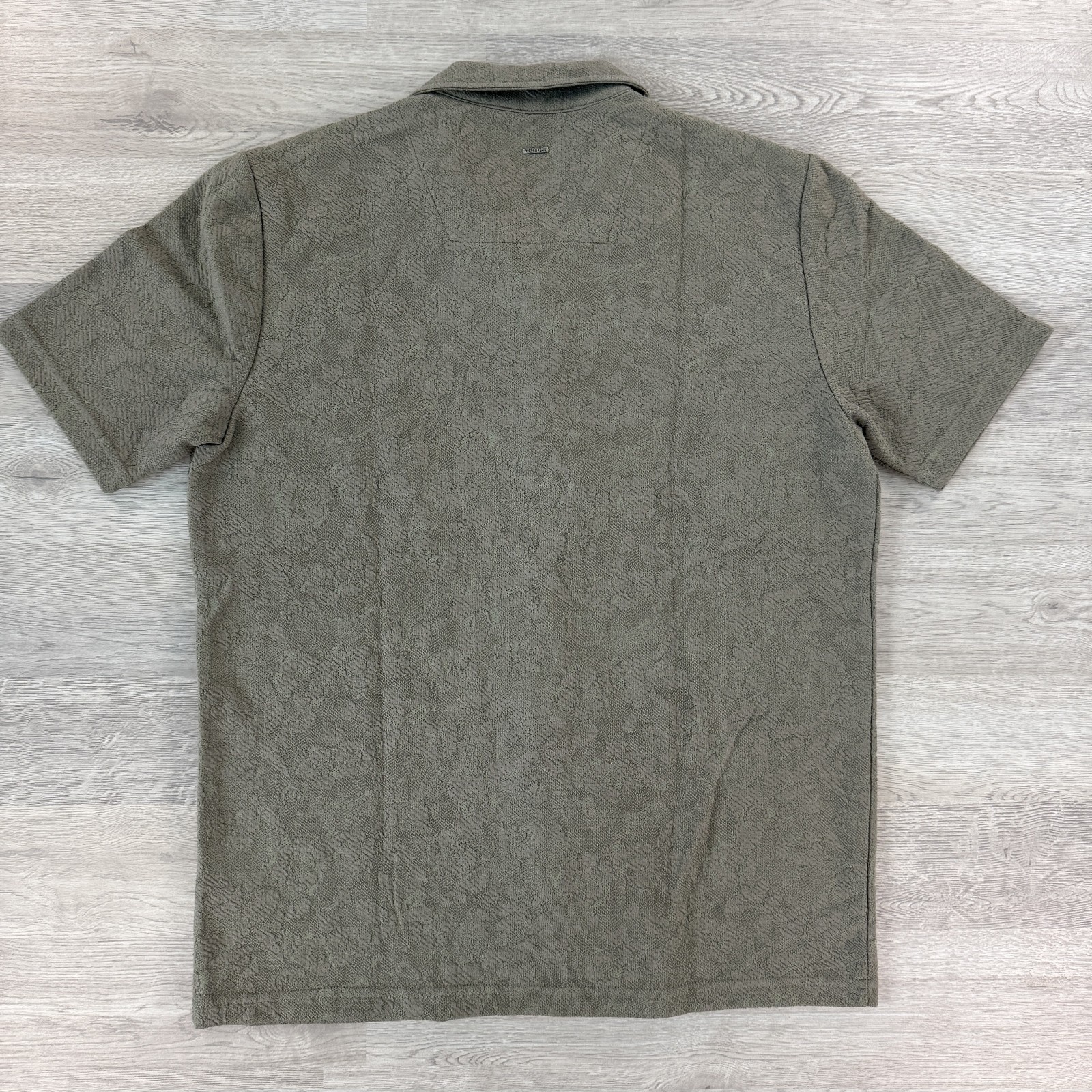 NWT Guide London Premium Soft Touch Camp Shirt Olive Green Men Medium HS2902 $95