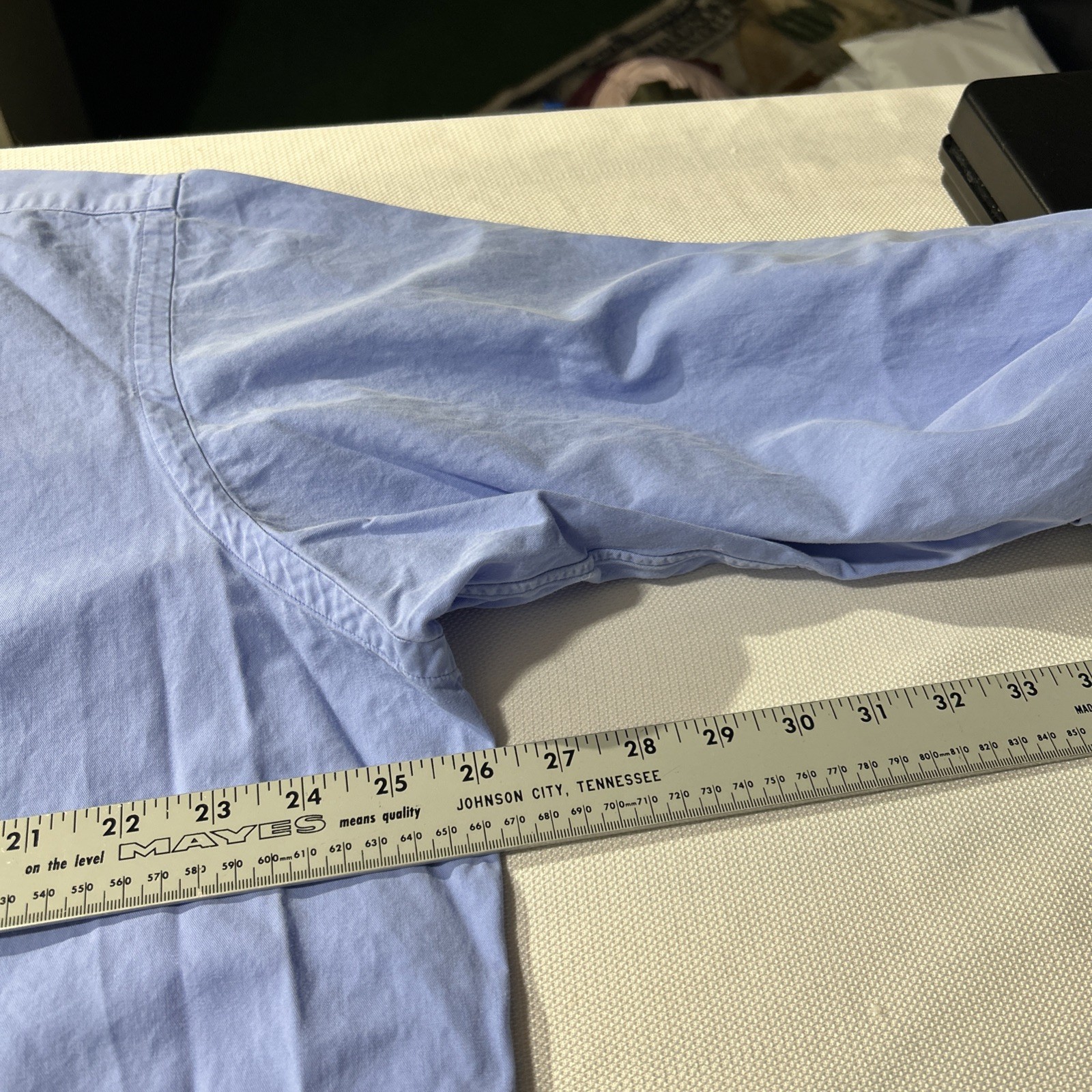 Ralph Lauren Shirt Mens Sz XL Blue Classic Fit Long Sleeve 👀See Pictures ***