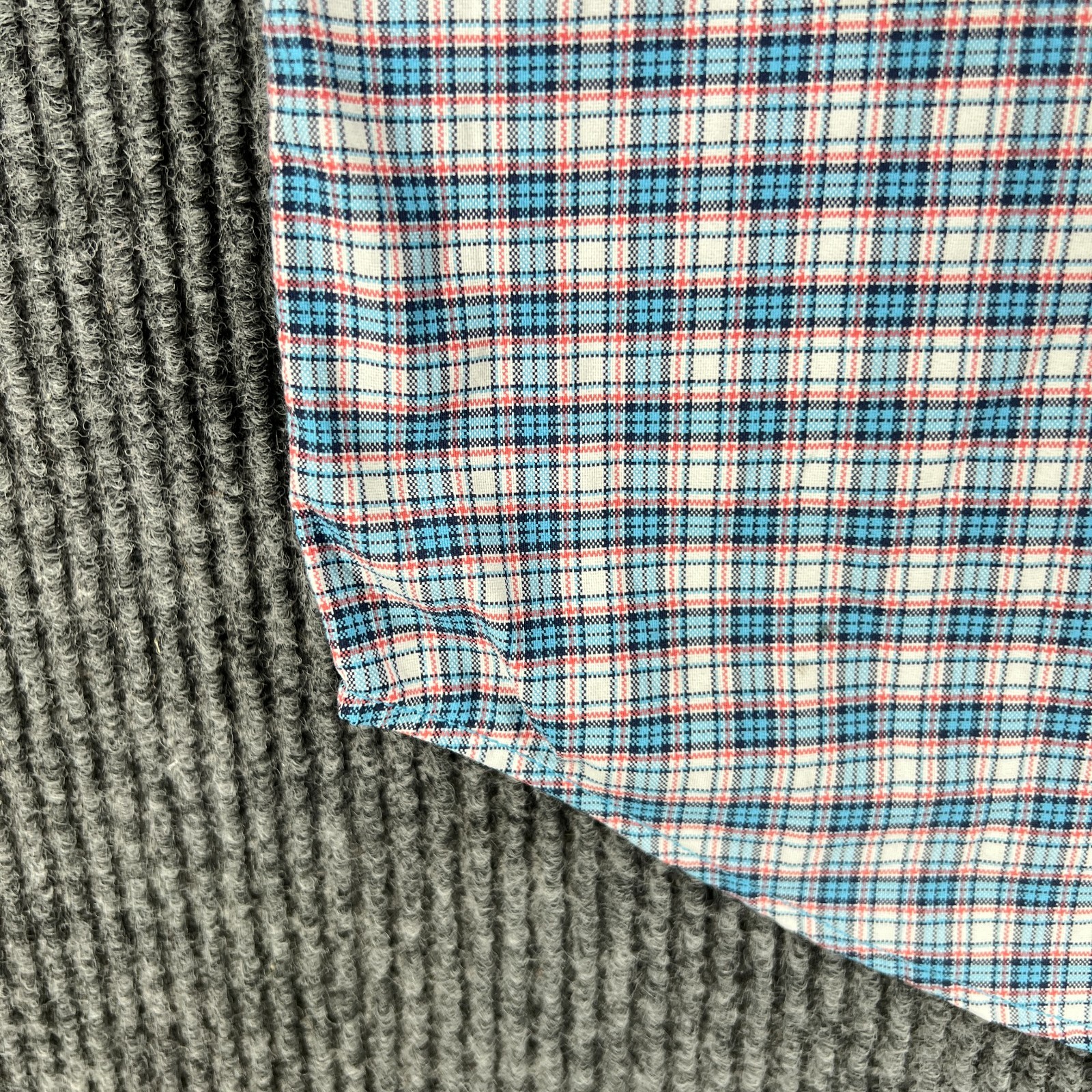 Peter Millar Crown Crafted Shirt Mens Small Blue Check Long Sleeve Button Up