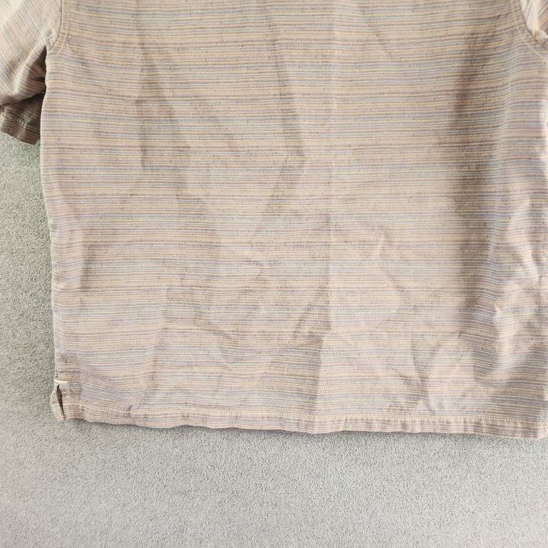 Carhartt WIP Gellar Jacquard Striped Camp Shirt Men’s M Multicolor Short Sleeve