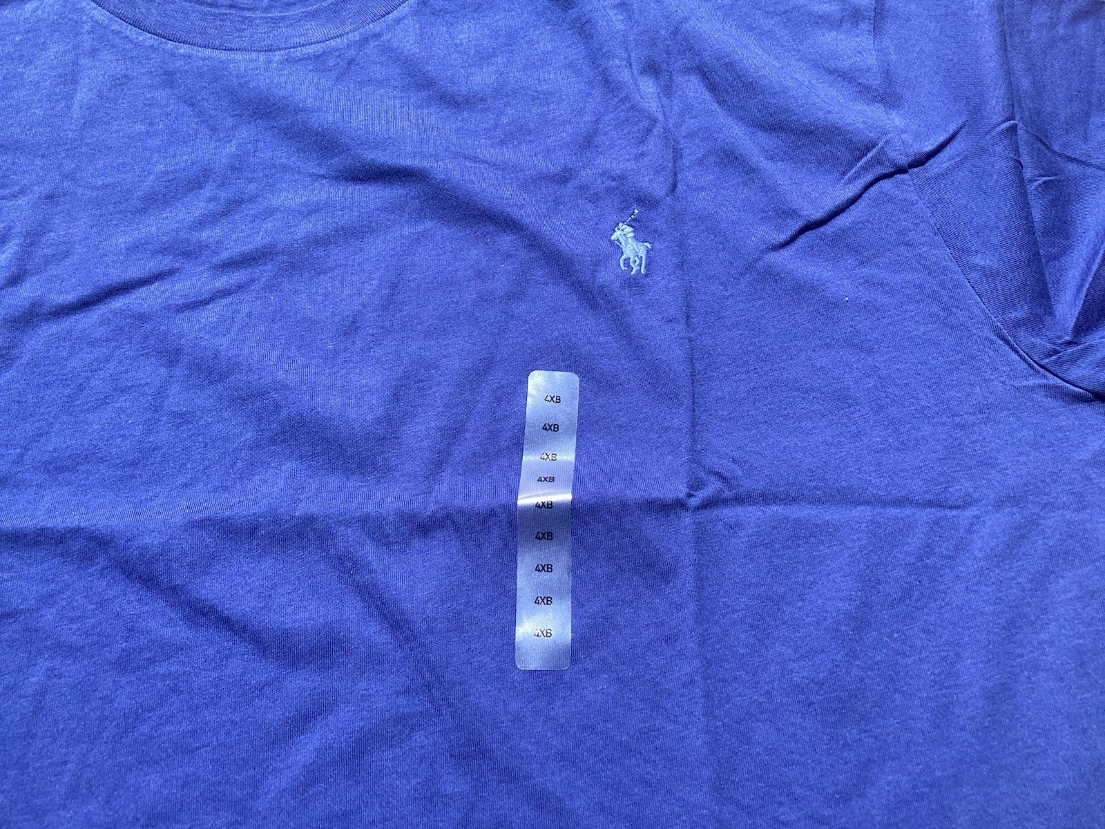 Mens Polo Ralph Lauren Short Sleeve Crew Neck T-shirt Royal Blue 4XB